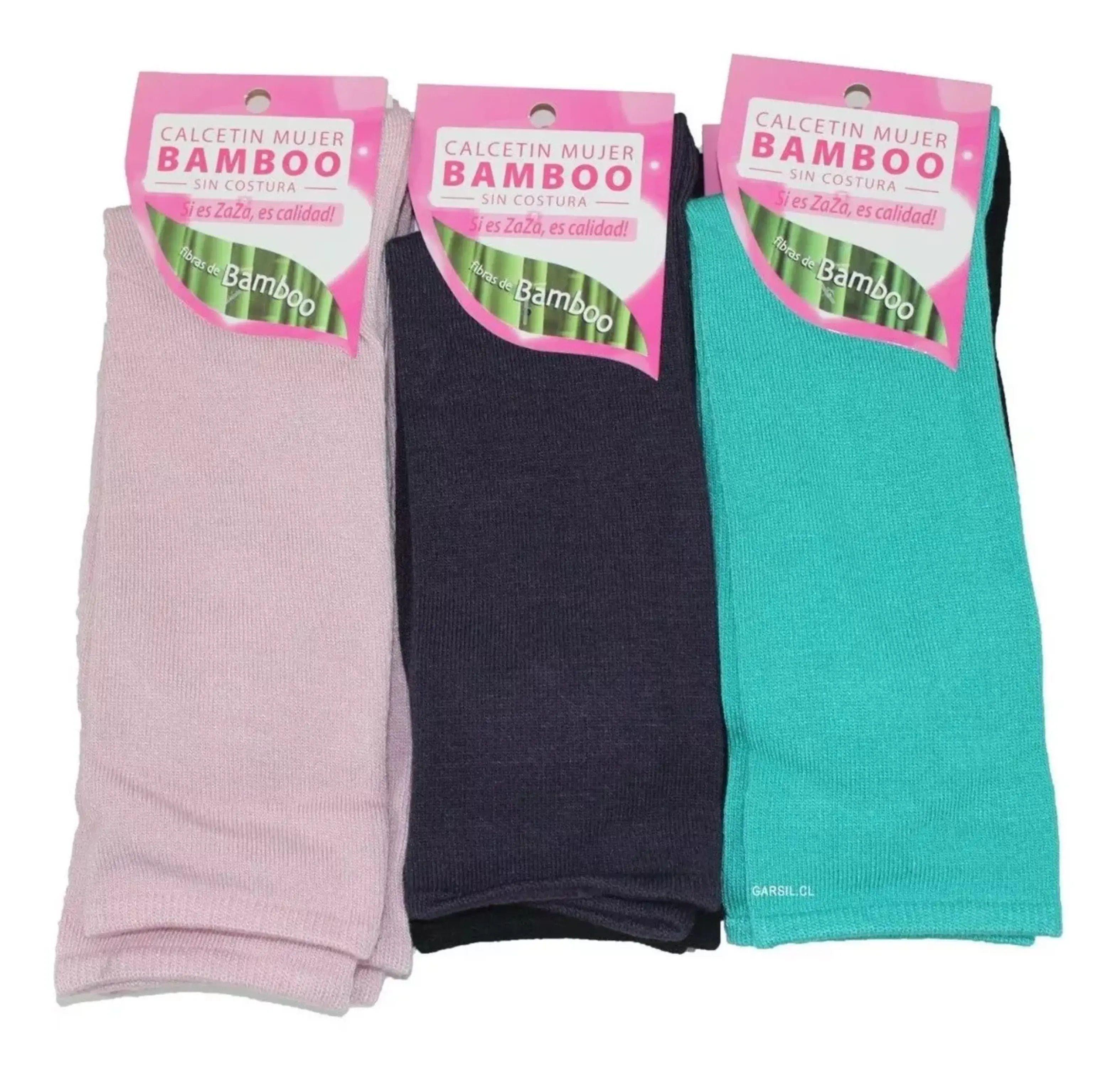 X6 CalcetInes De Bambú Mujer - Sin Costuras 31-35-3