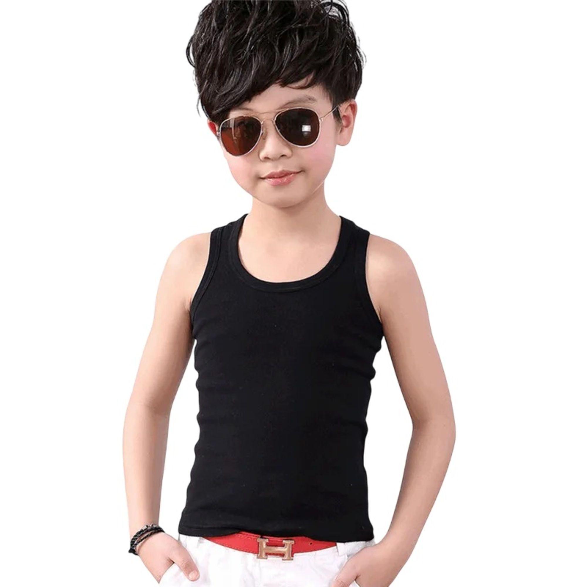 Polera Musculosa 100% De Algodón Camiseta Sin Mangas-2