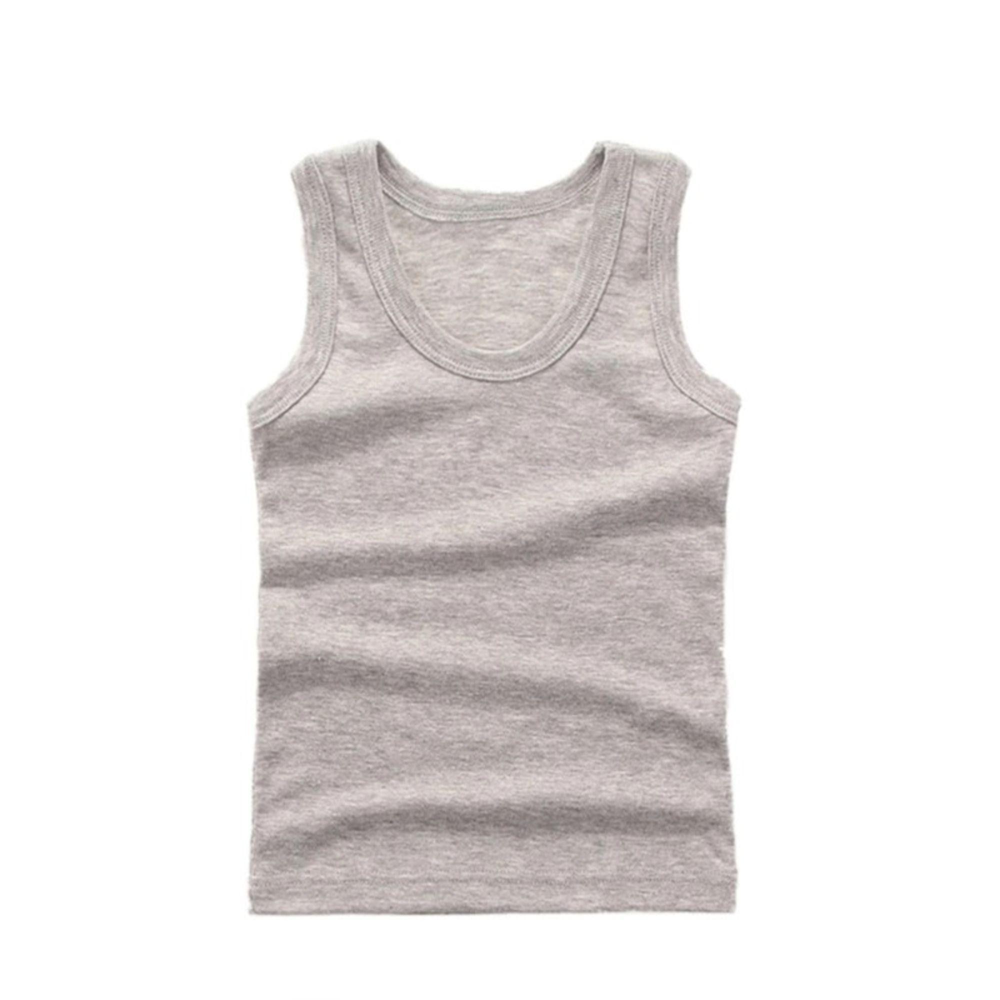 Polera Musculosa 100% De Algodón Camiseta Sin Mangas-0