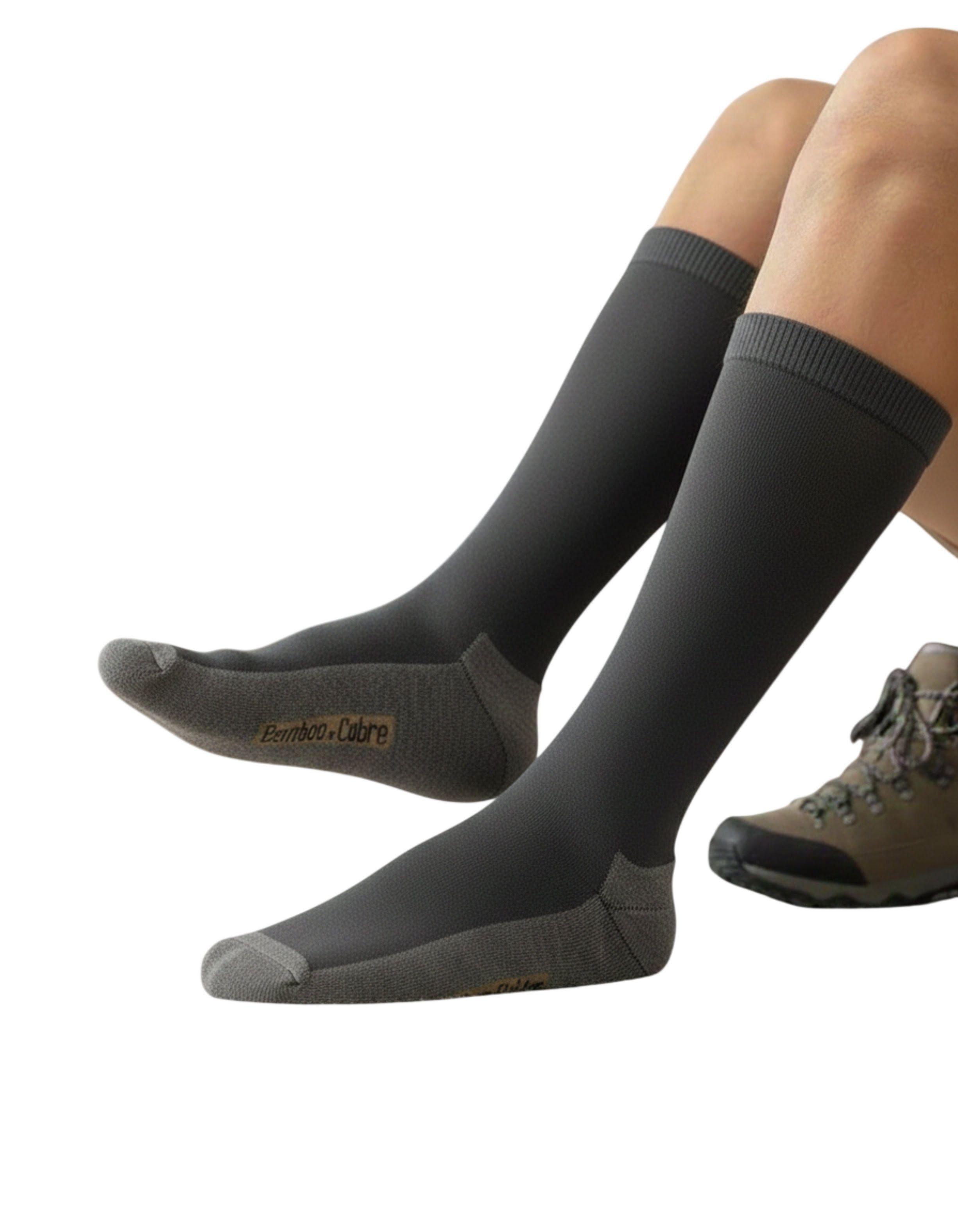  Calcetín De Vestir Para Hombre De Cobre + Bambú - Docena-1