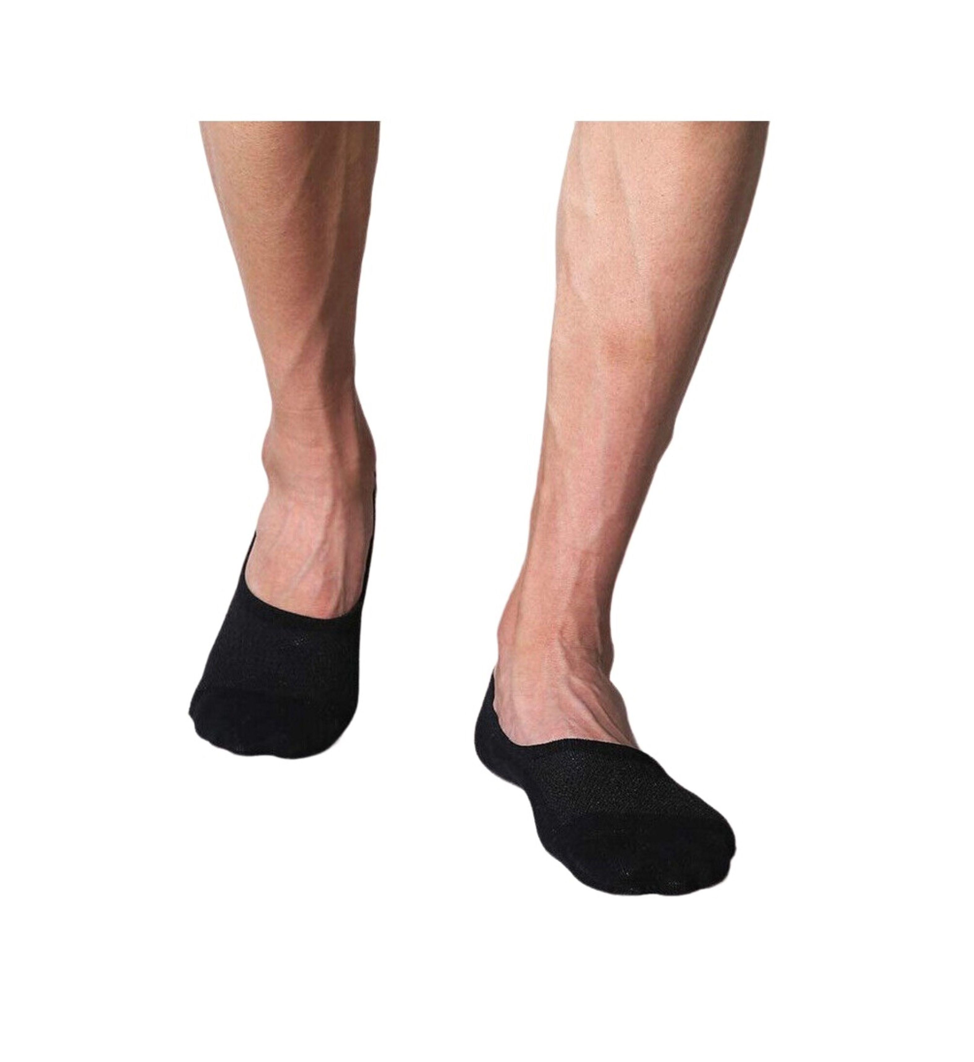 6 Pares - Calcetas Invisibles De Algodón Para Hombre-2