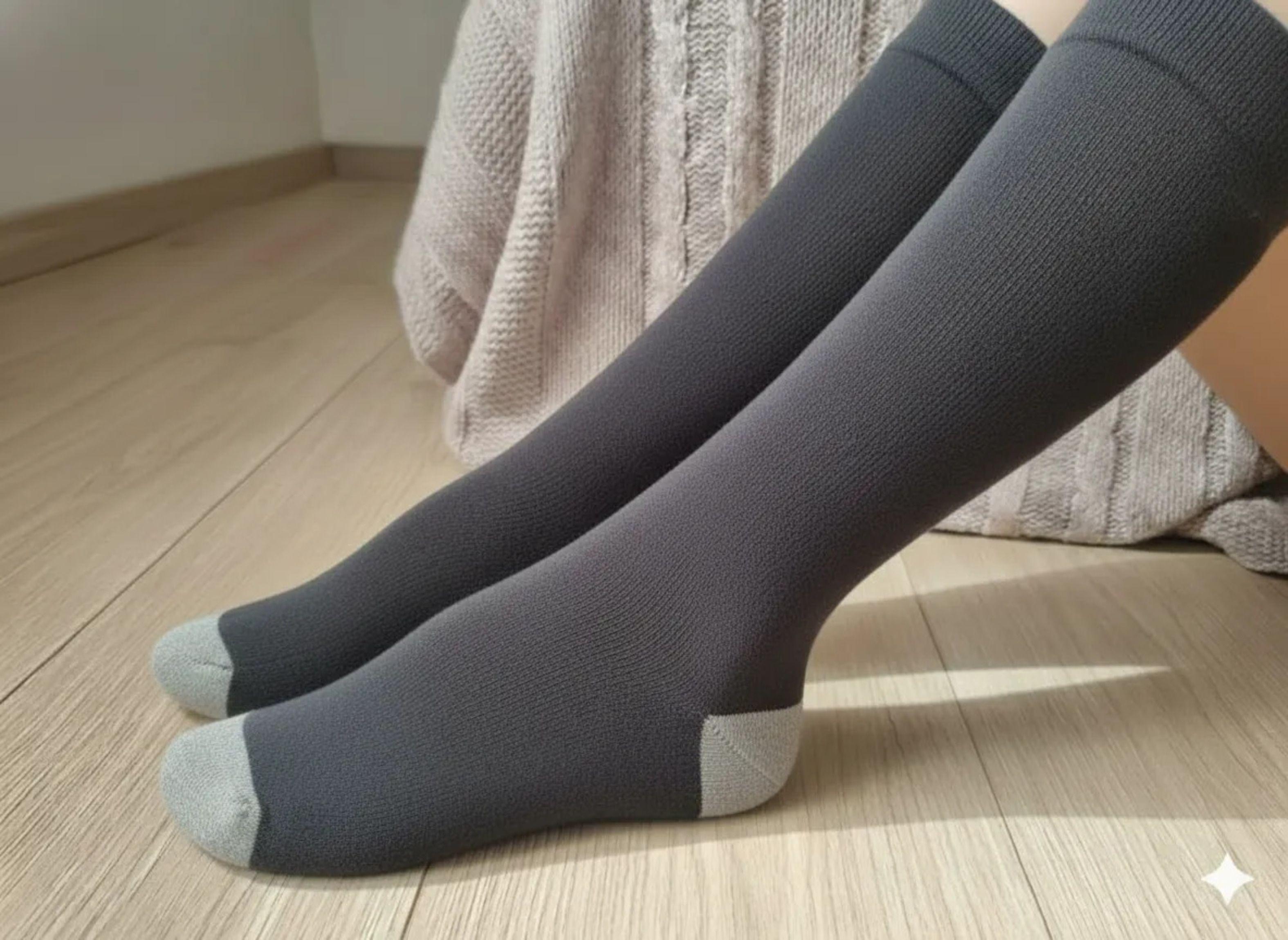 X6 Calcetines De Hombre Para Vestir De Algodon Con Fibra De Cobre-2