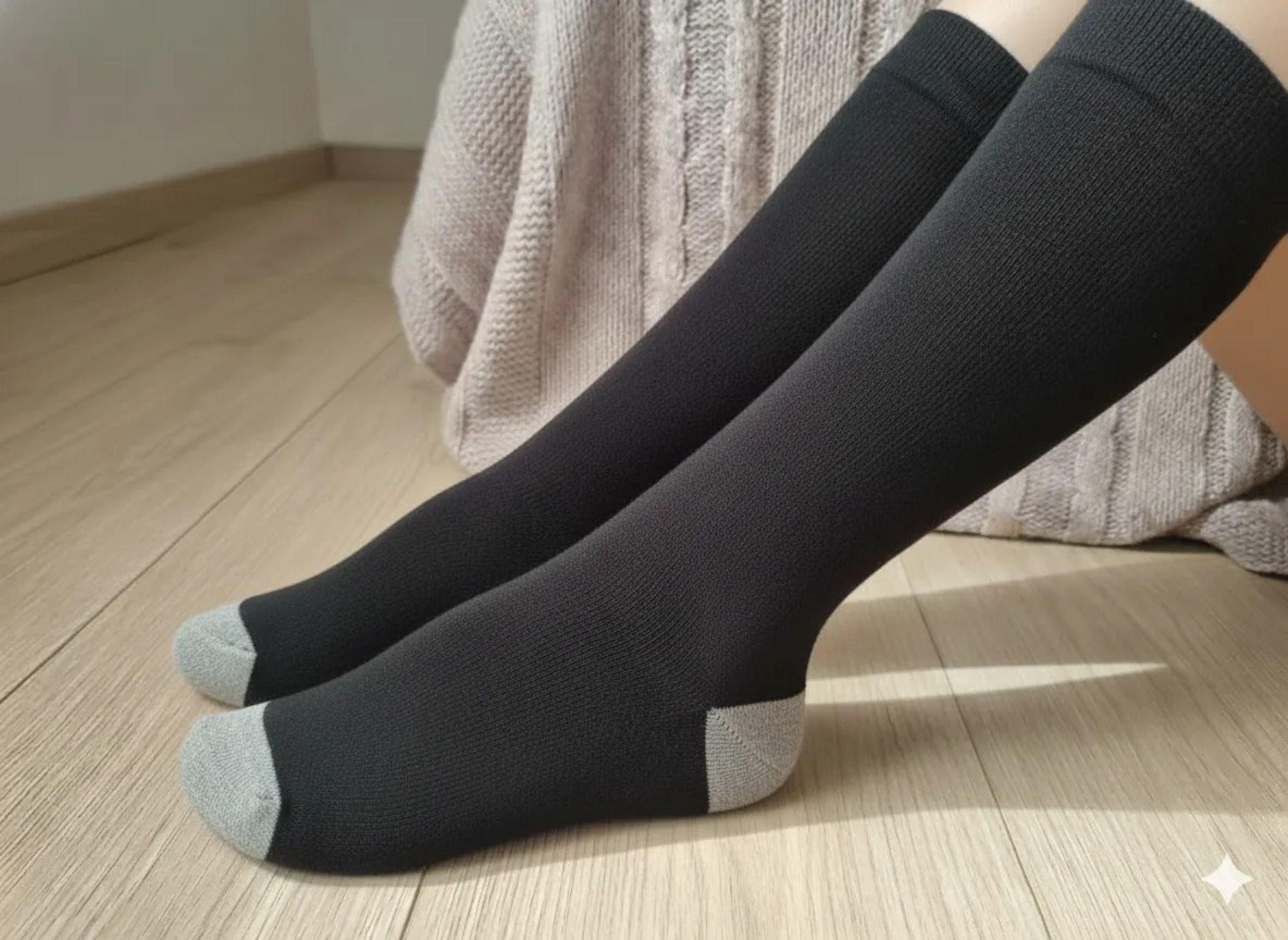 X6 Calcetines De Hombre Para Vestir De Algodon Con Fibra De Cobre-4