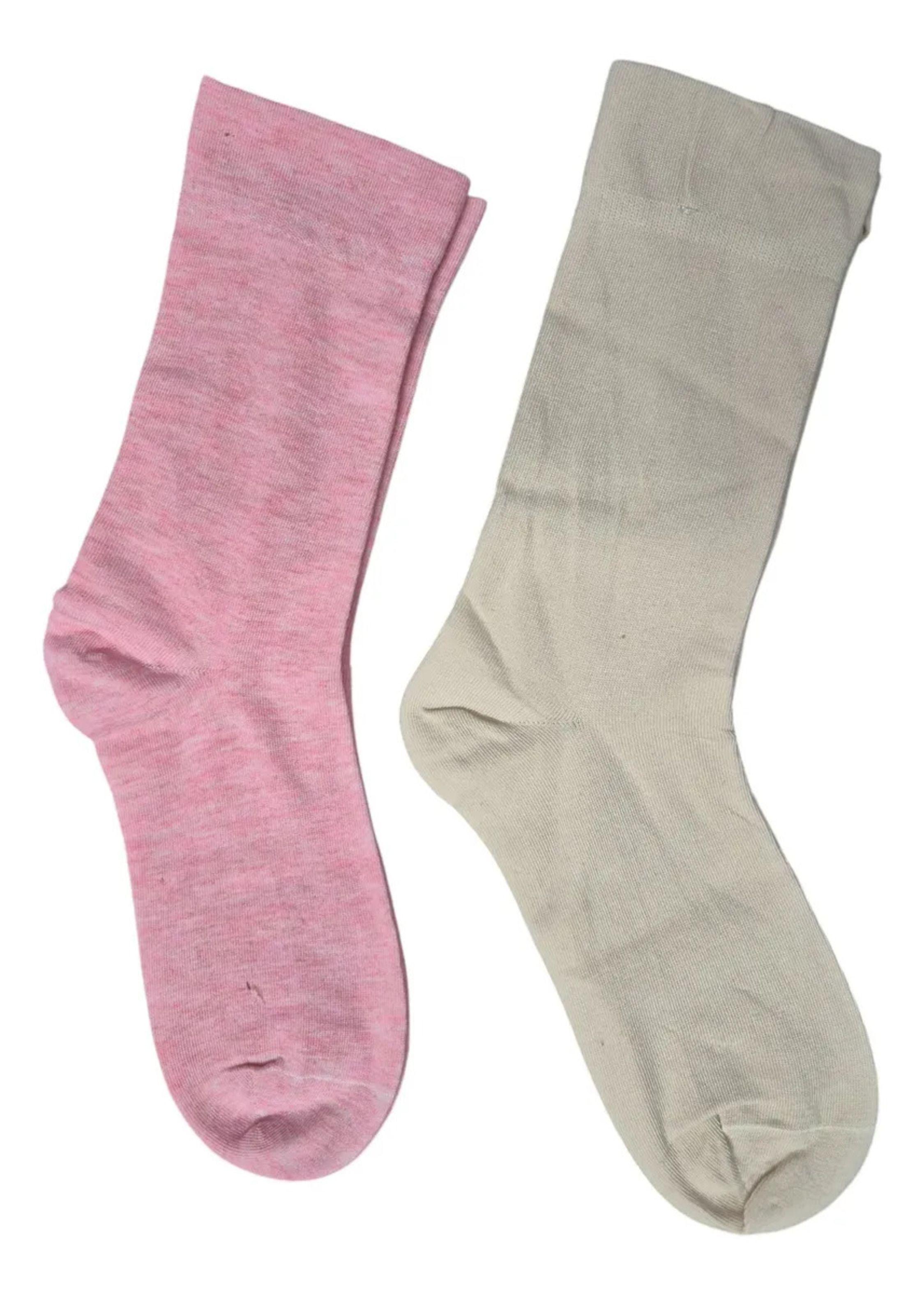 Calcetines Sin Costuras Para Mujer De Algodón - 6 Pares-0