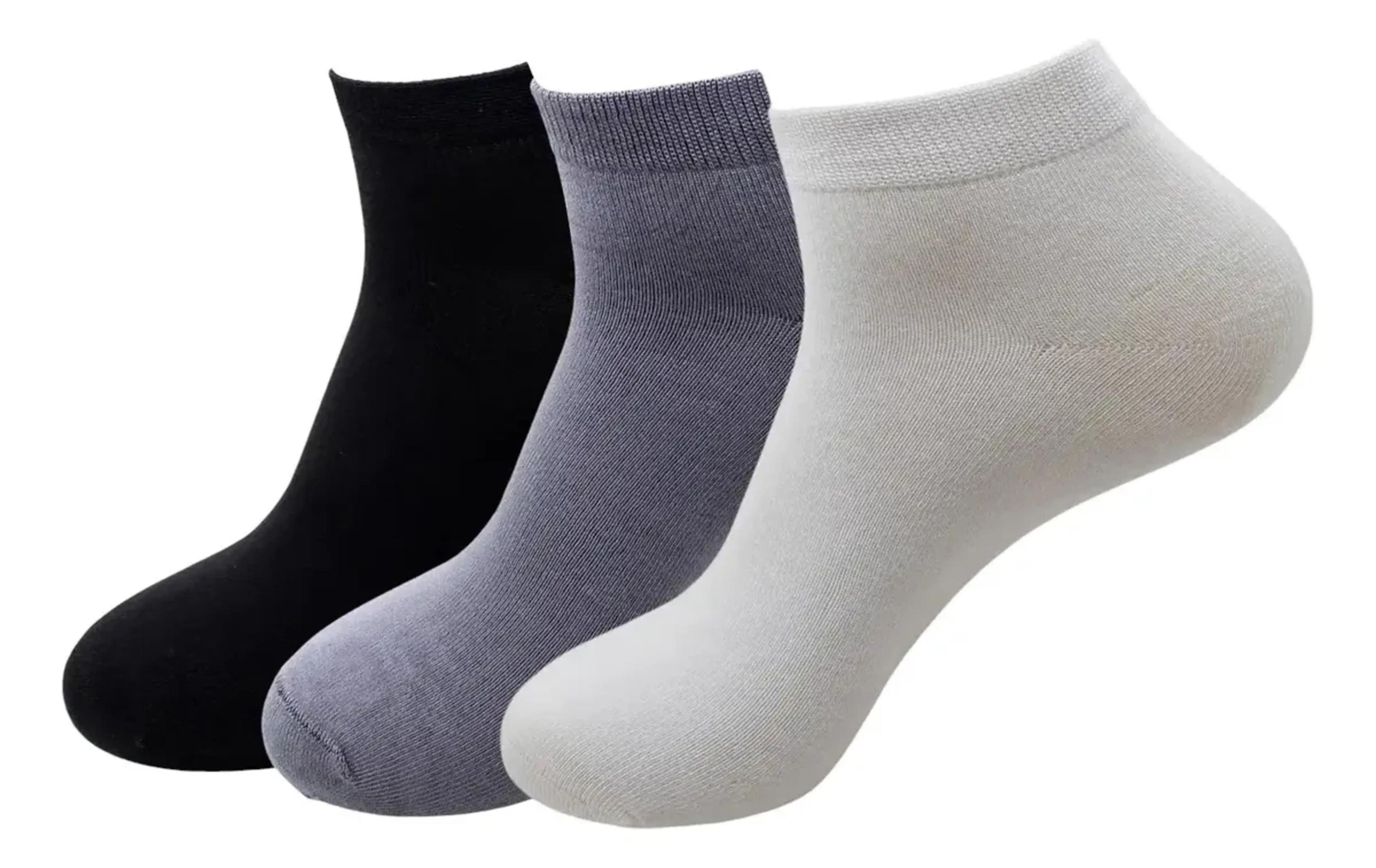Calcetines Tobilleras De Bambú Sin Costura - Docena-0