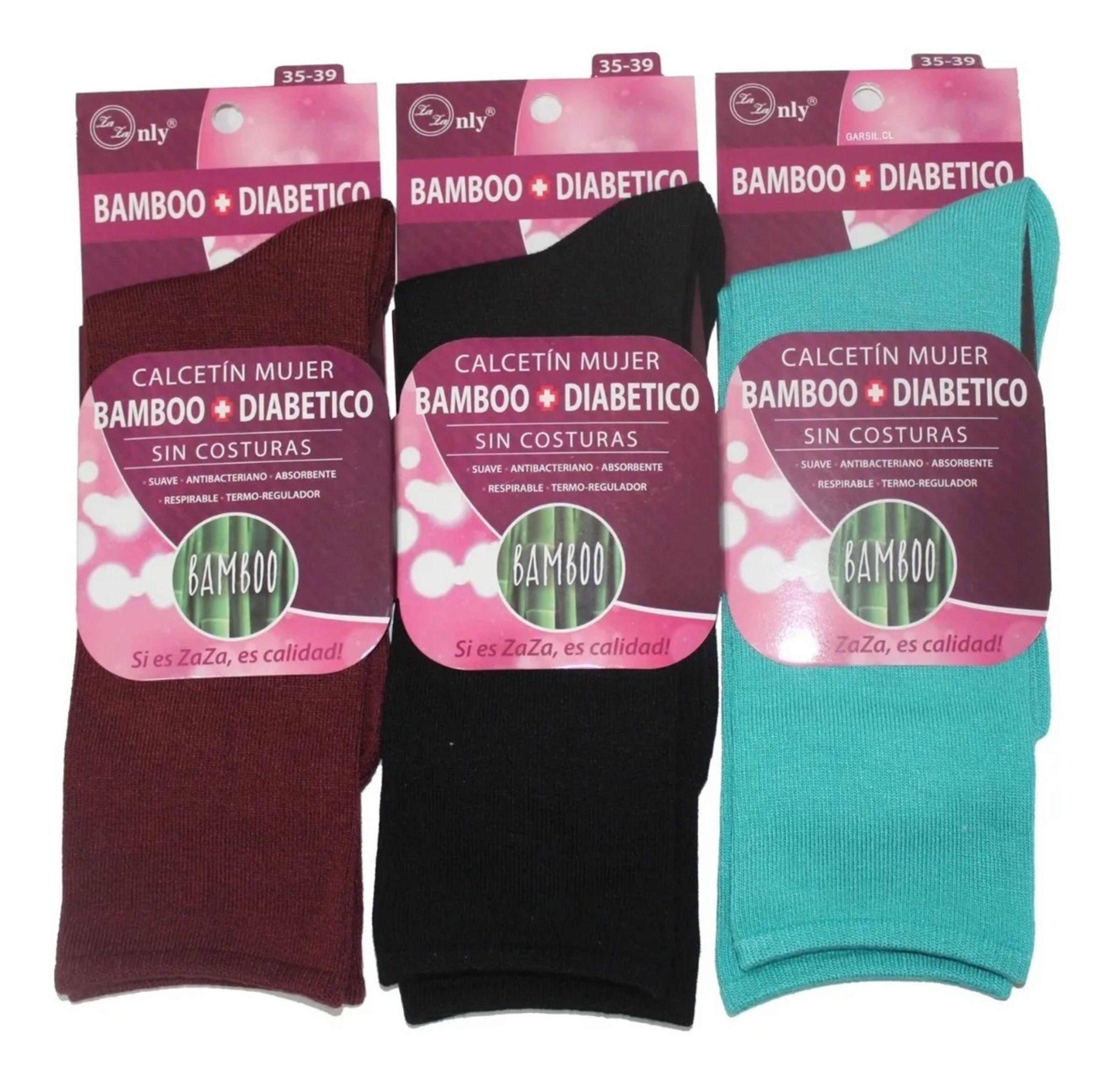 X6 CalcetInes De Bambú Mujer - Sin Costuras 35-39-0