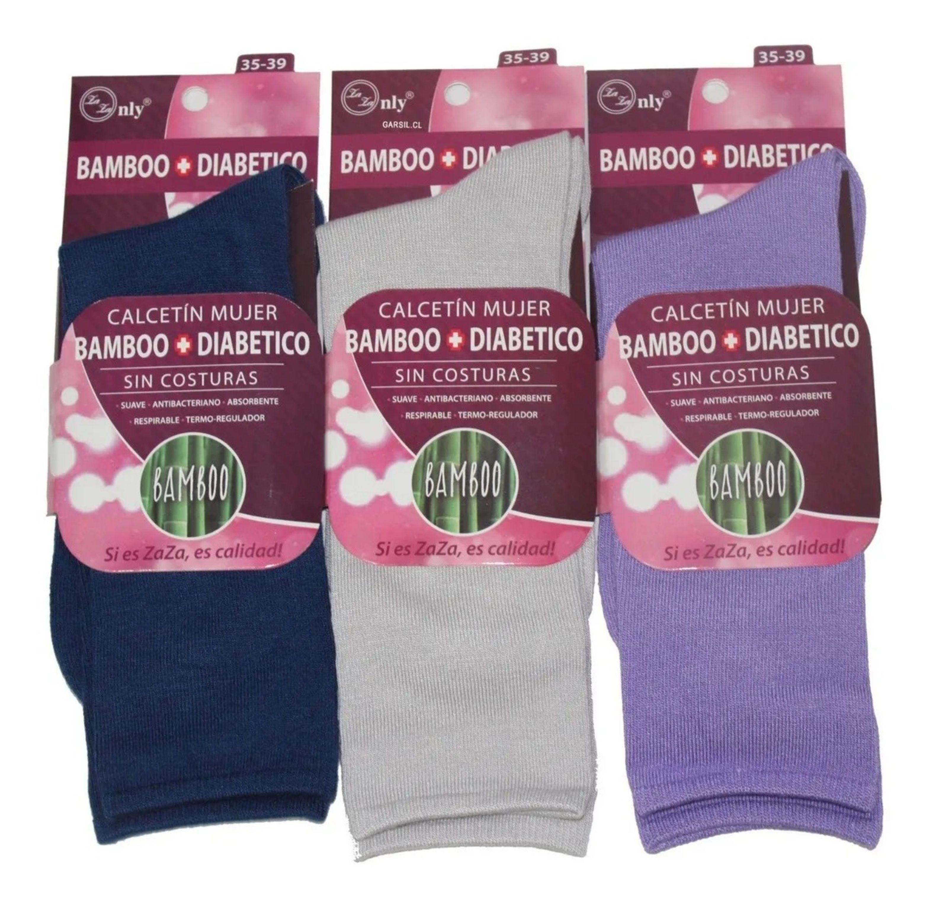 X6 CalcetInes De Bambú Mujer - Sin Costuras 35-39-1