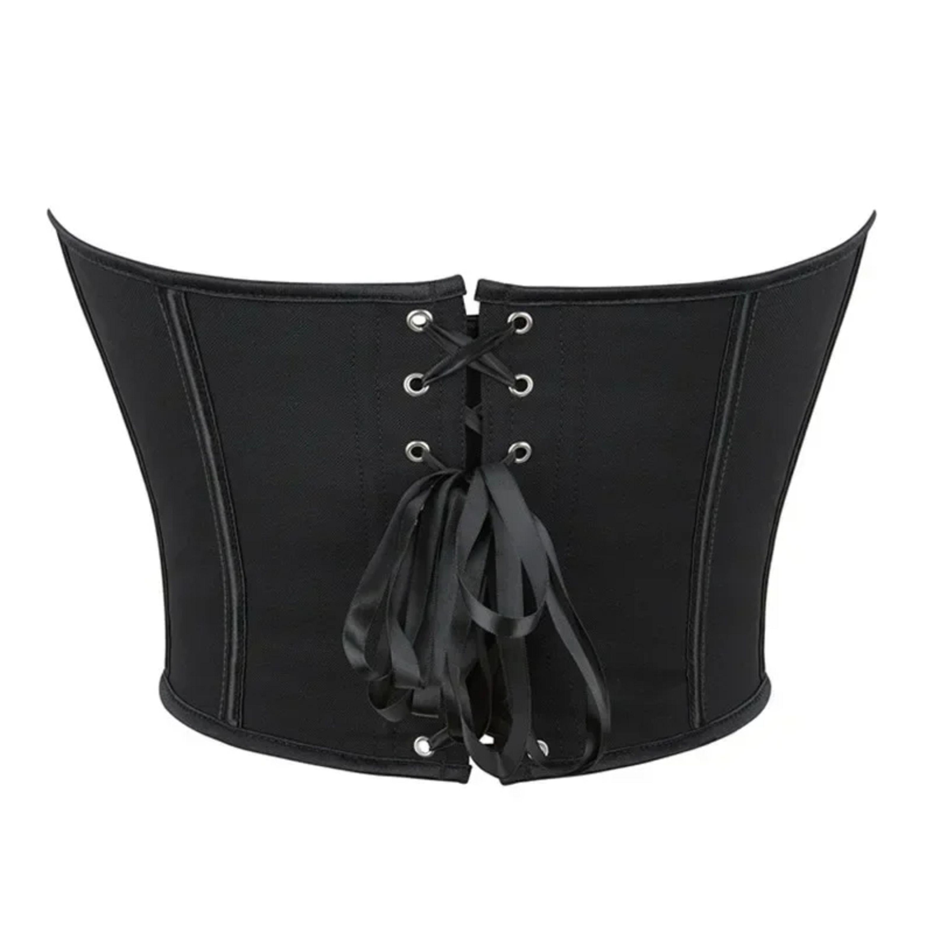 Crop Top Strapless Mujer Tipo Corset Con Lienzos Ajustable-3