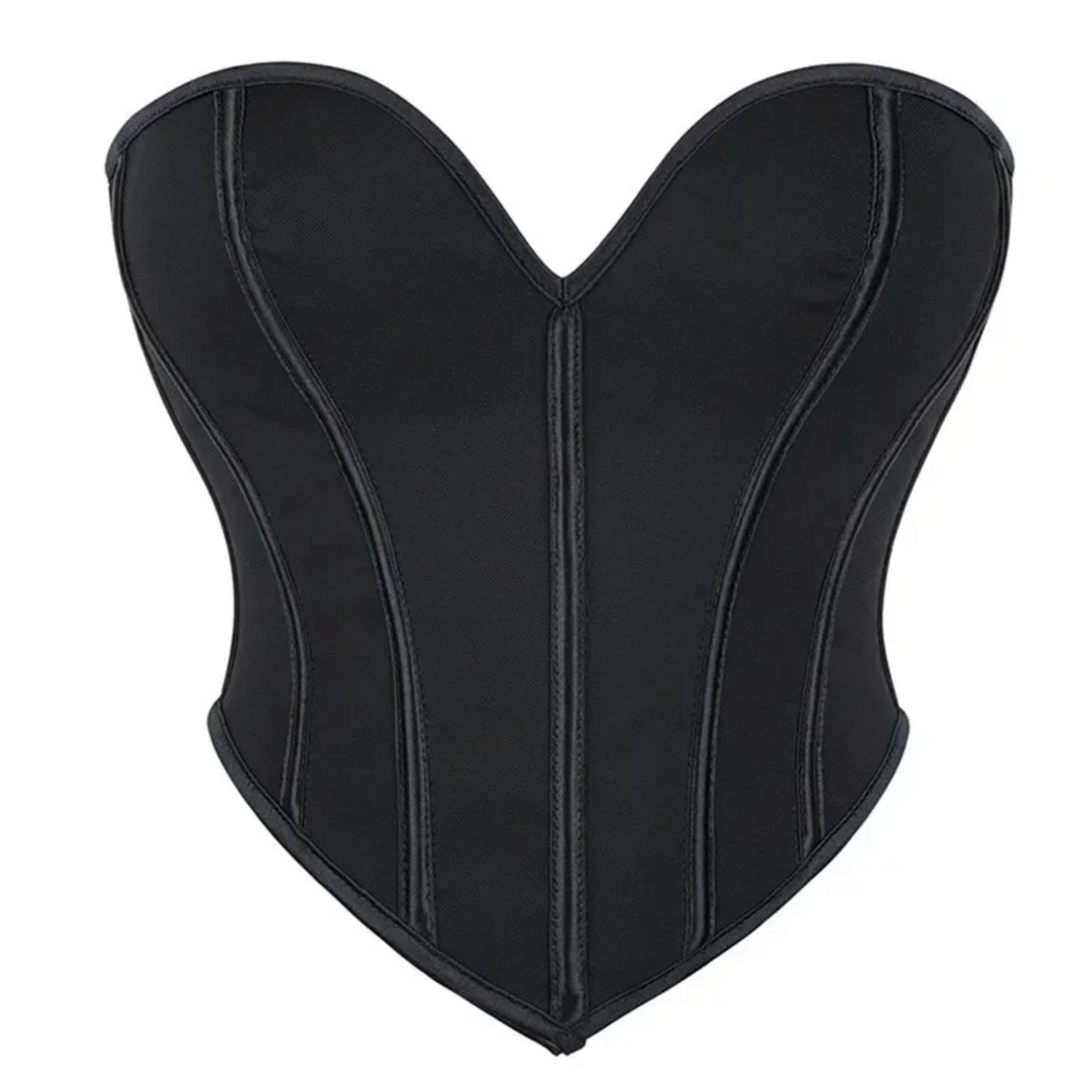 Crop Top Strapless Mujer Tipo Corset Con Lienzos Ajustable-5