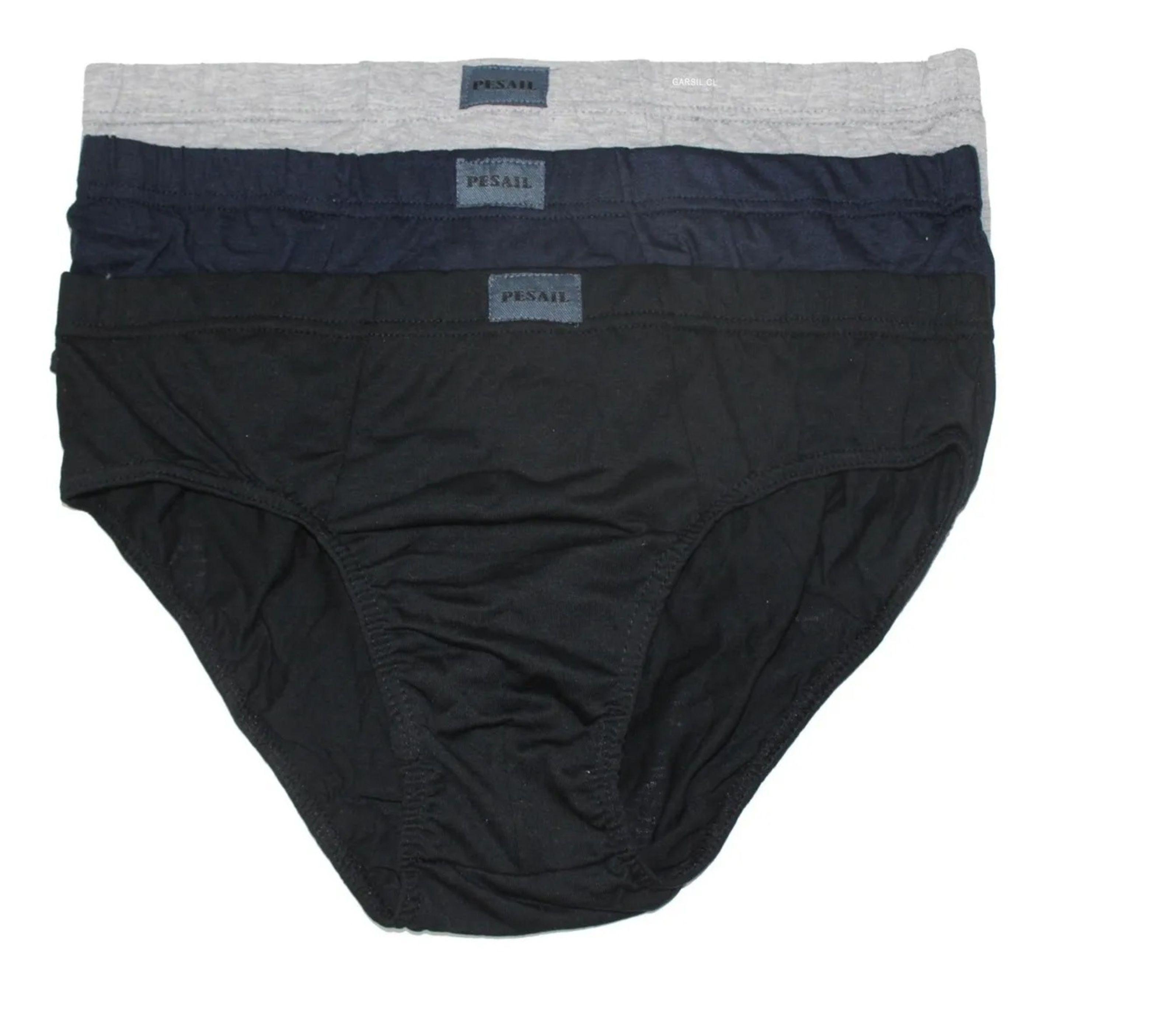 Slip Calzoncillo Hombre De Algodón Tradicional - Docena-2