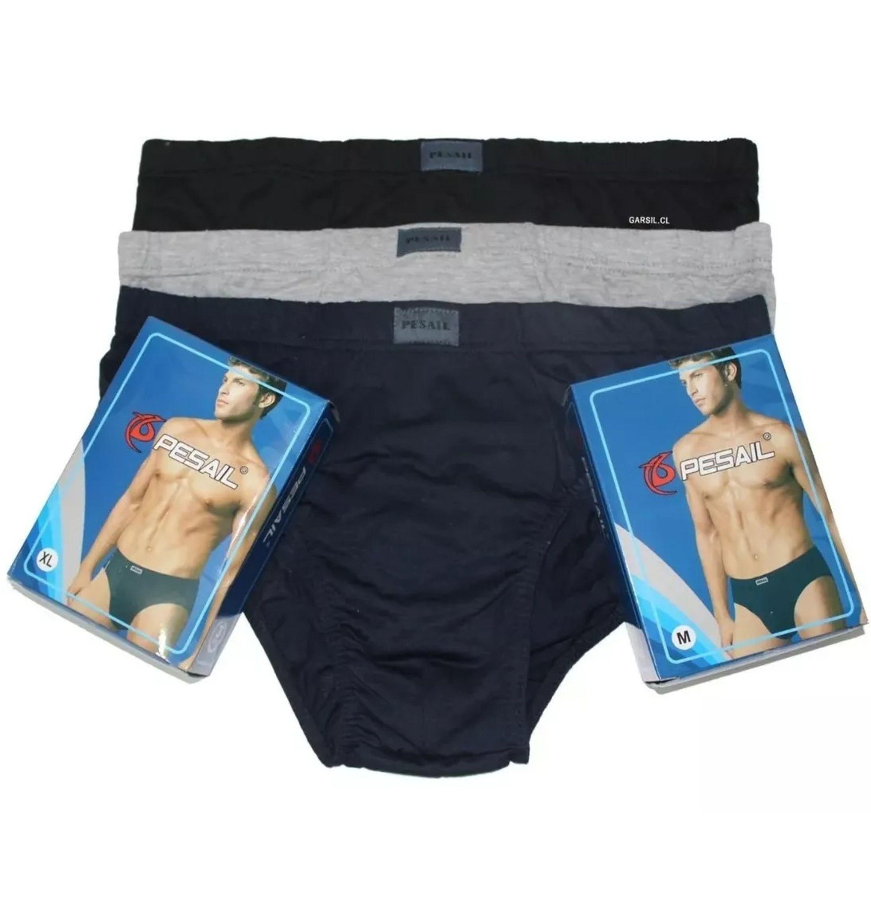 Slip Calzoncillo Hombre De Algodón Tradicional - Docena-0
