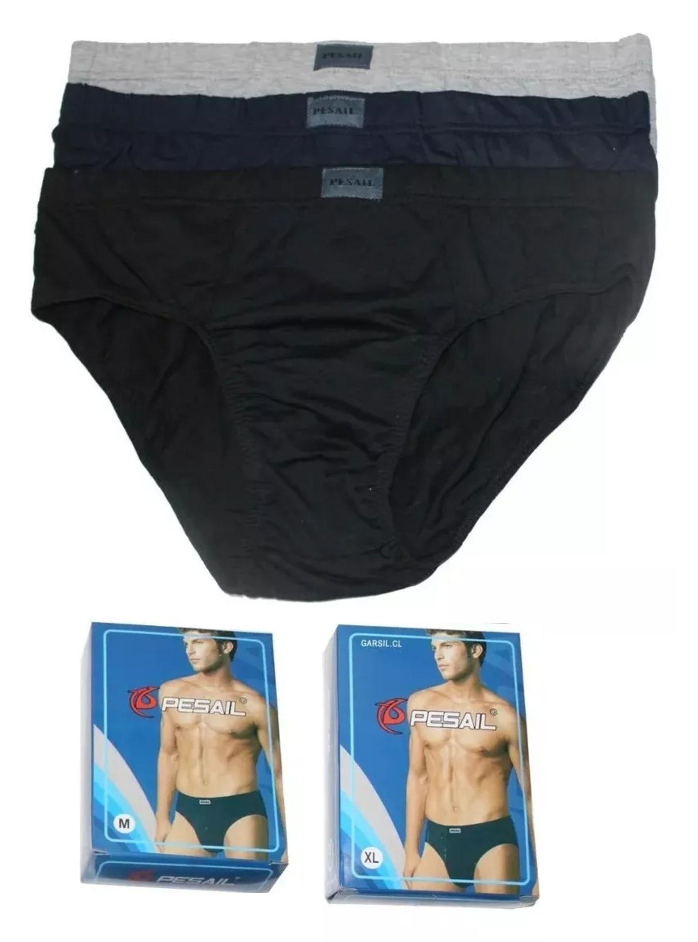 Slip Calzoncillo Hombre De Algodón Tradicional - Docena-1