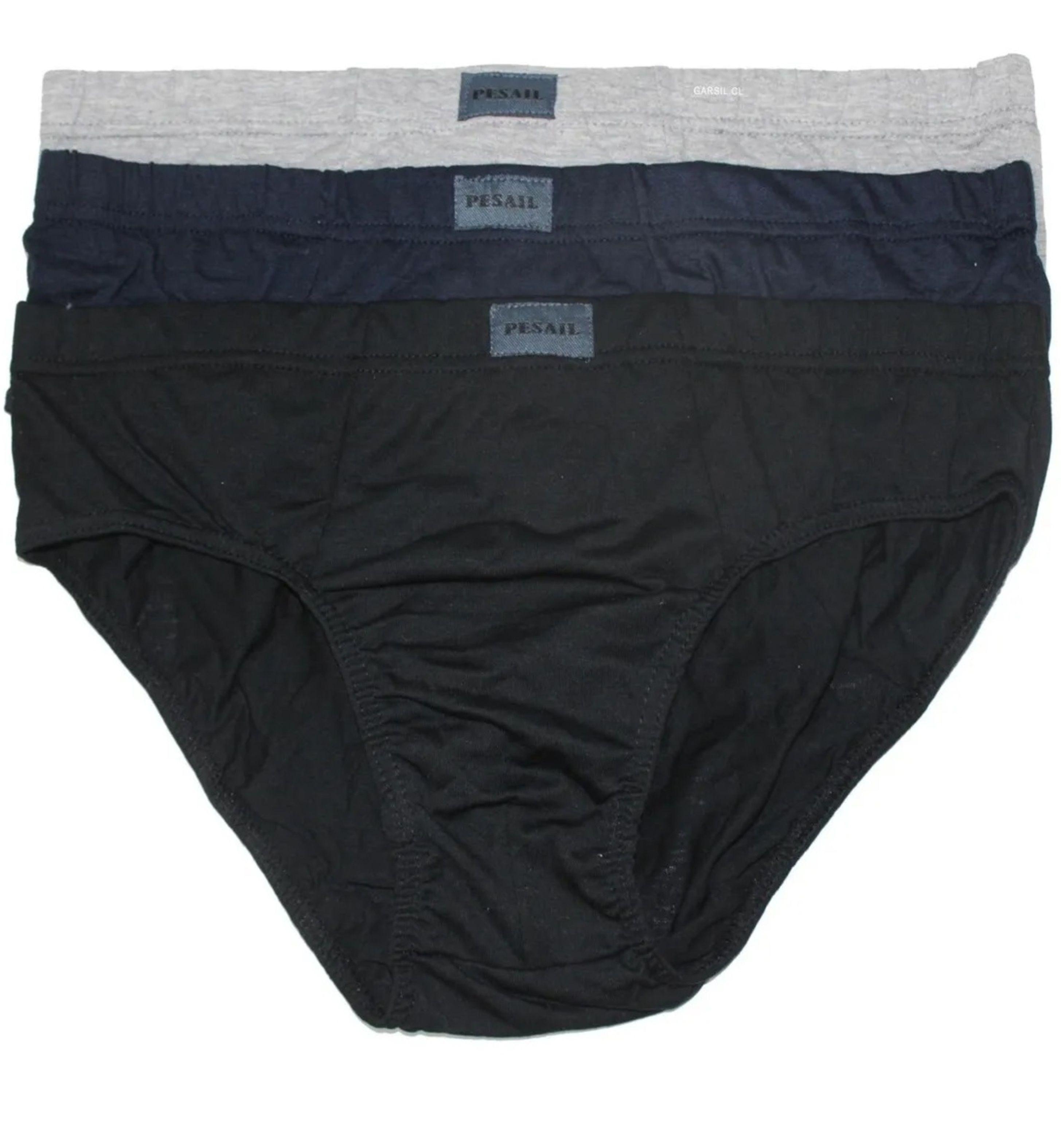 Slip Calzoncillo Hombre De Algodón Tradicional - Docena-2