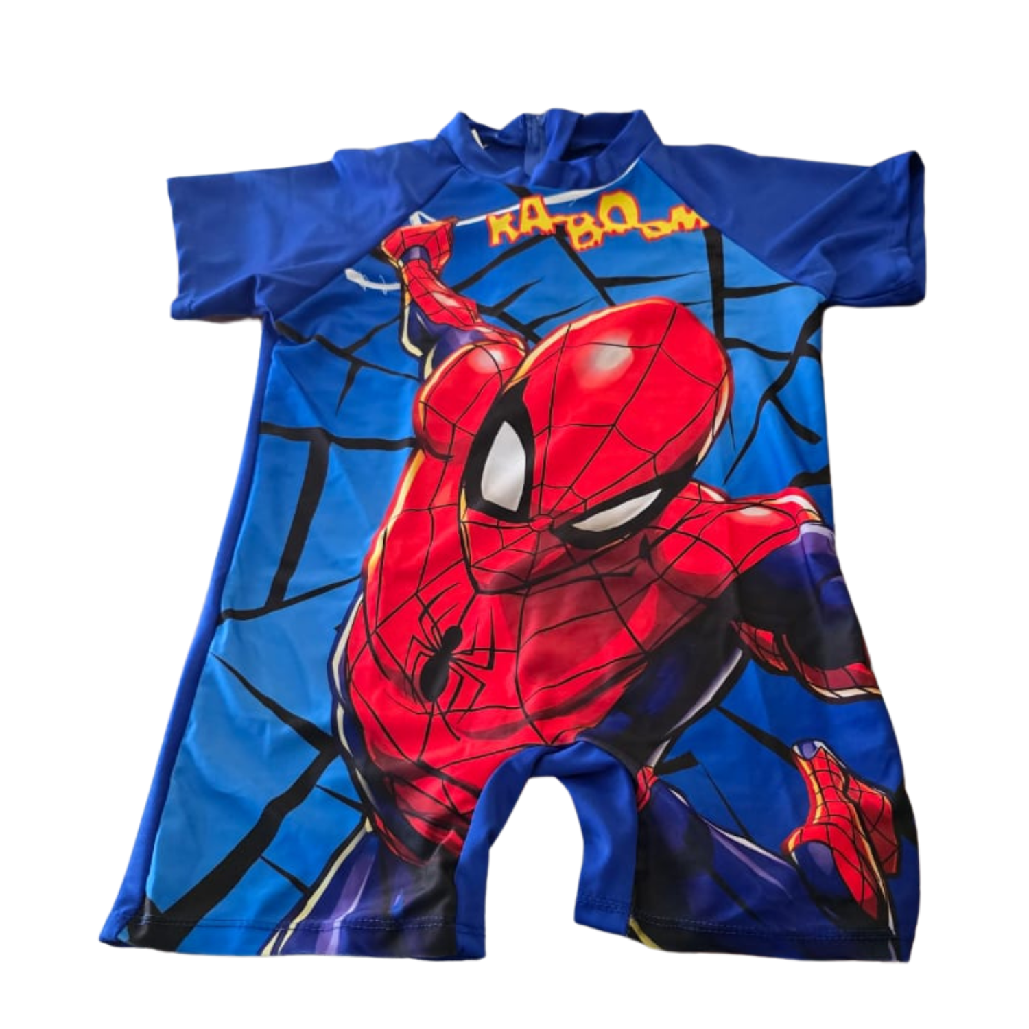 Traje de Baño Niño Spiderman + Gorra de Regalo-4