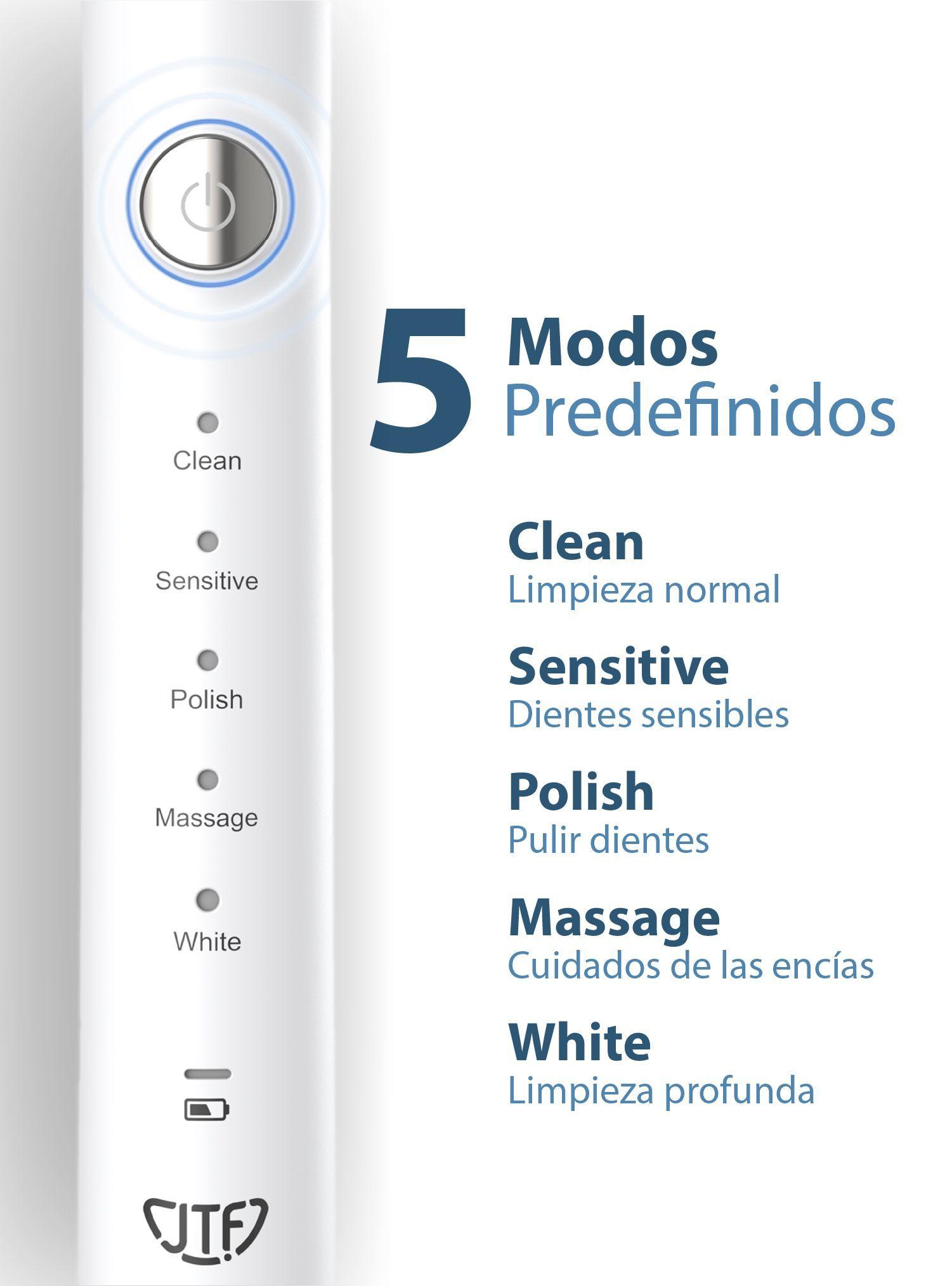Cepillo Electrico Dental JTF 8 Cabezales-2
