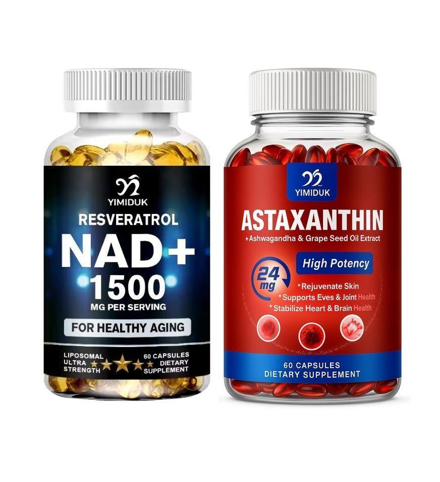 NAD+ 1500 mg + Astaxantina 24 mg | 2×60 cápsulas-0