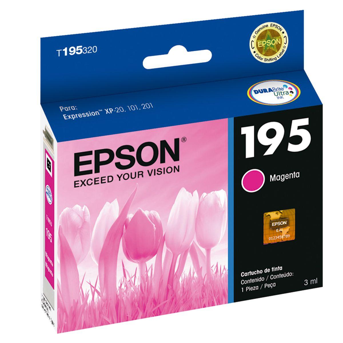 Cartucho De Tinta Epson 195 Magenta-0