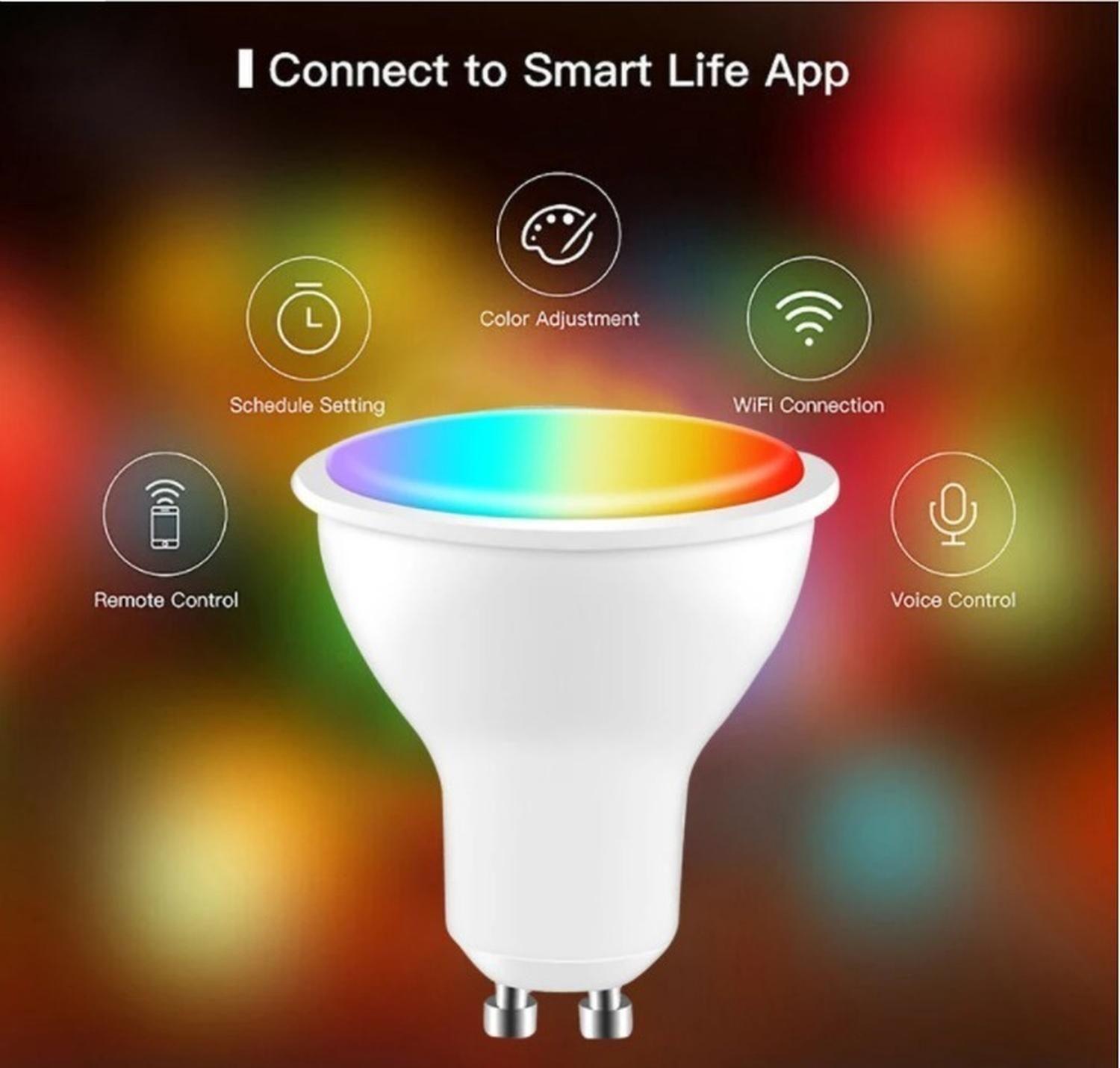 Ampolleta Inteligente Smart Gu10 5w Megabright-3