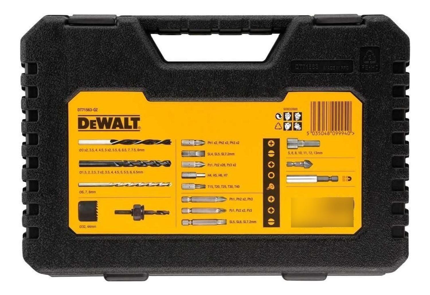Set 100 Pzas Taladrar Atornillar Dewalt Dt71563-qz-2