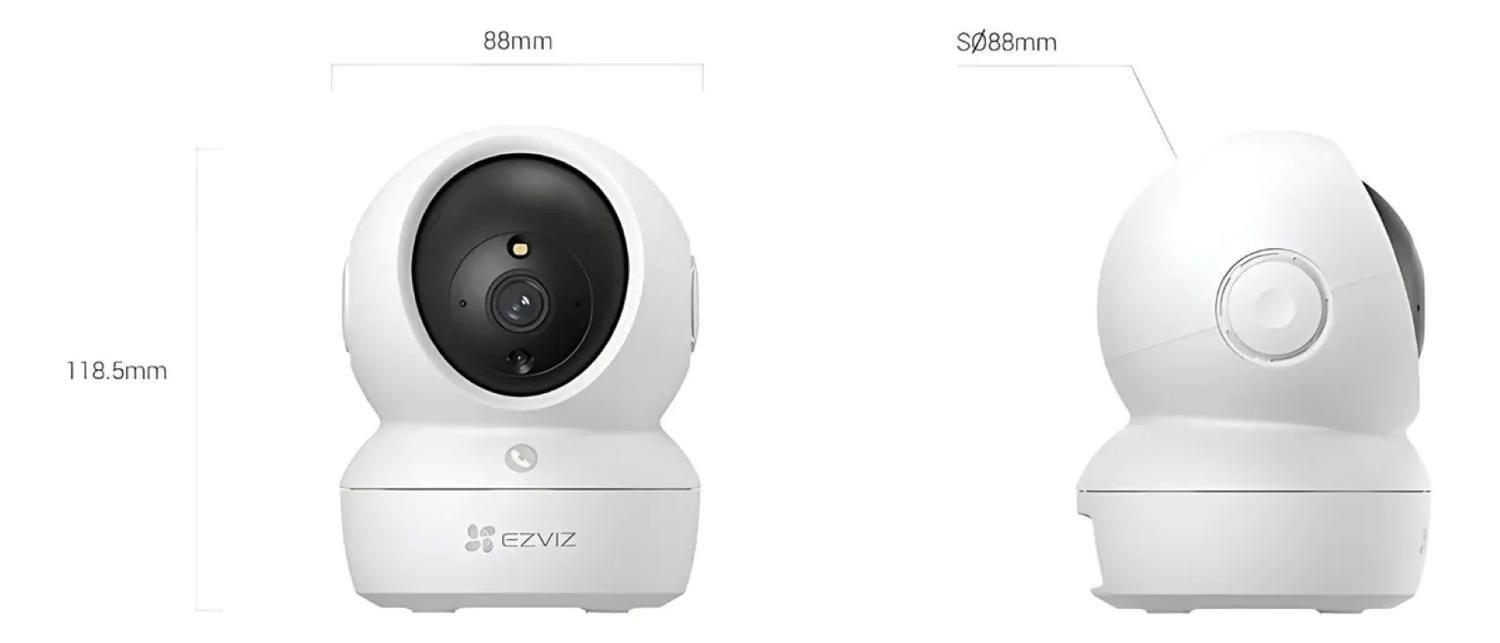 Cámara Seguridad Wifi H6c Pro 3k 5MP Ezviz-2