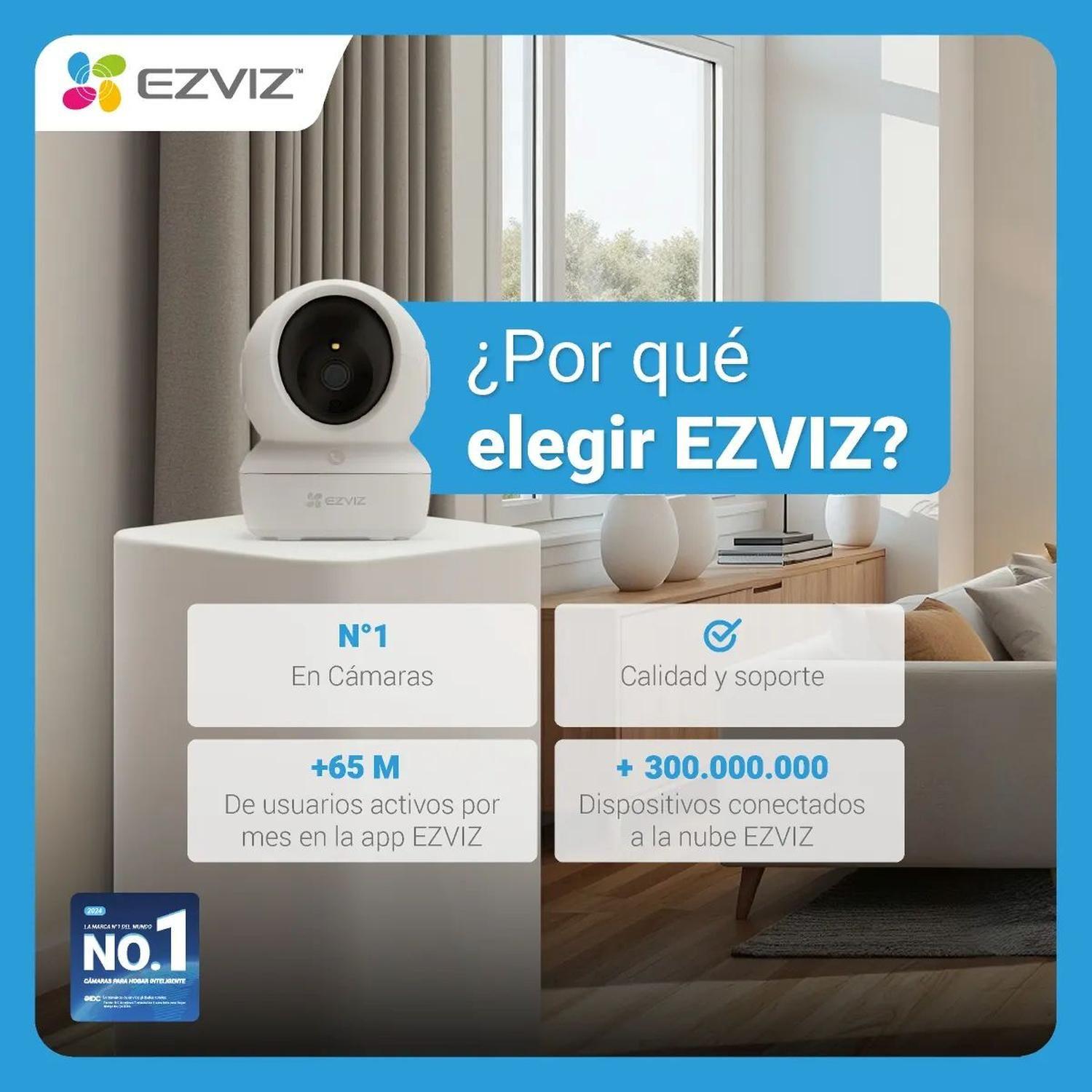 Cámara Seguridad Wifi H6c Pro 3k 5MP Ezviz-5