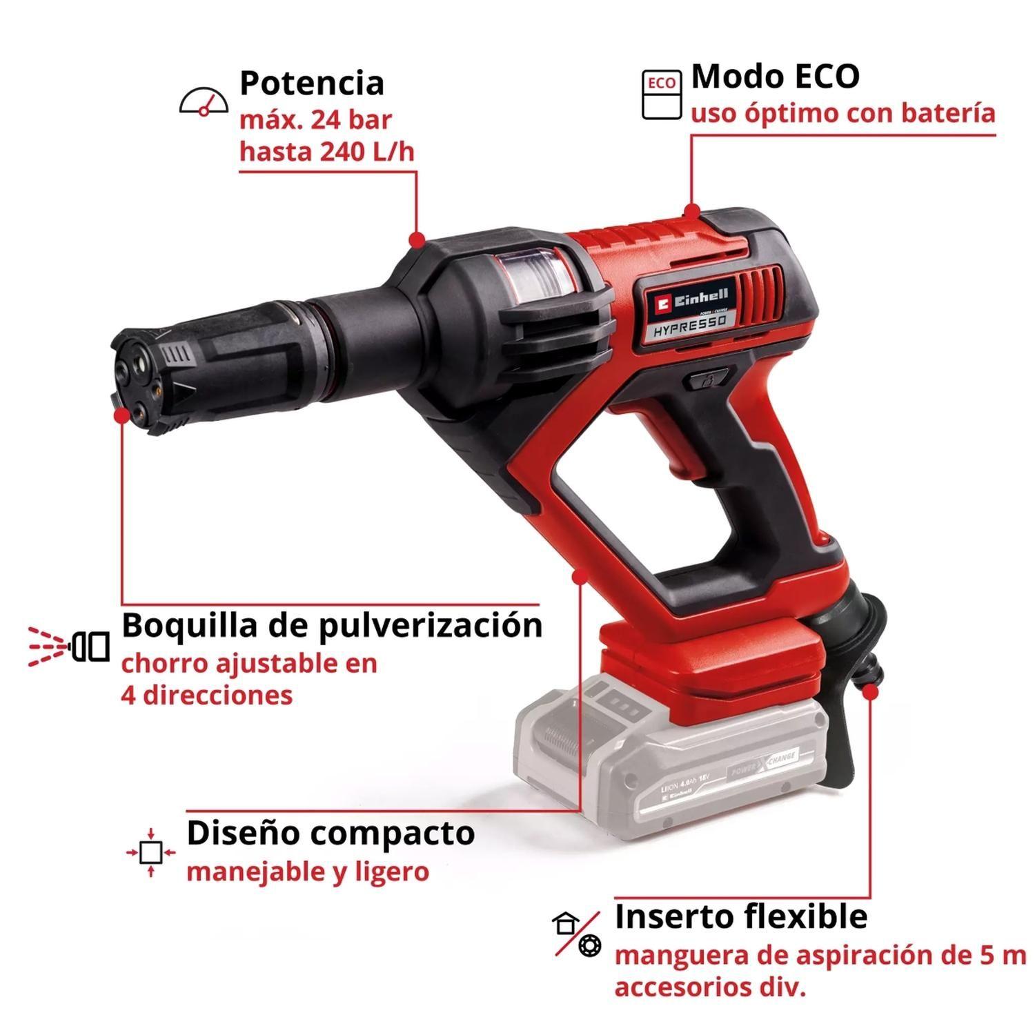 Hidrolavadora Inalámbrica HYPRESSO 18/24-1 Einhell-1