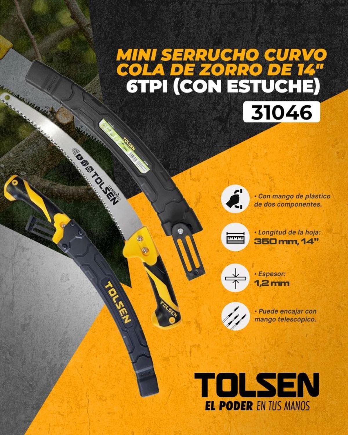 Serrucho Podar 14" 350mm Tolsen 31046-5