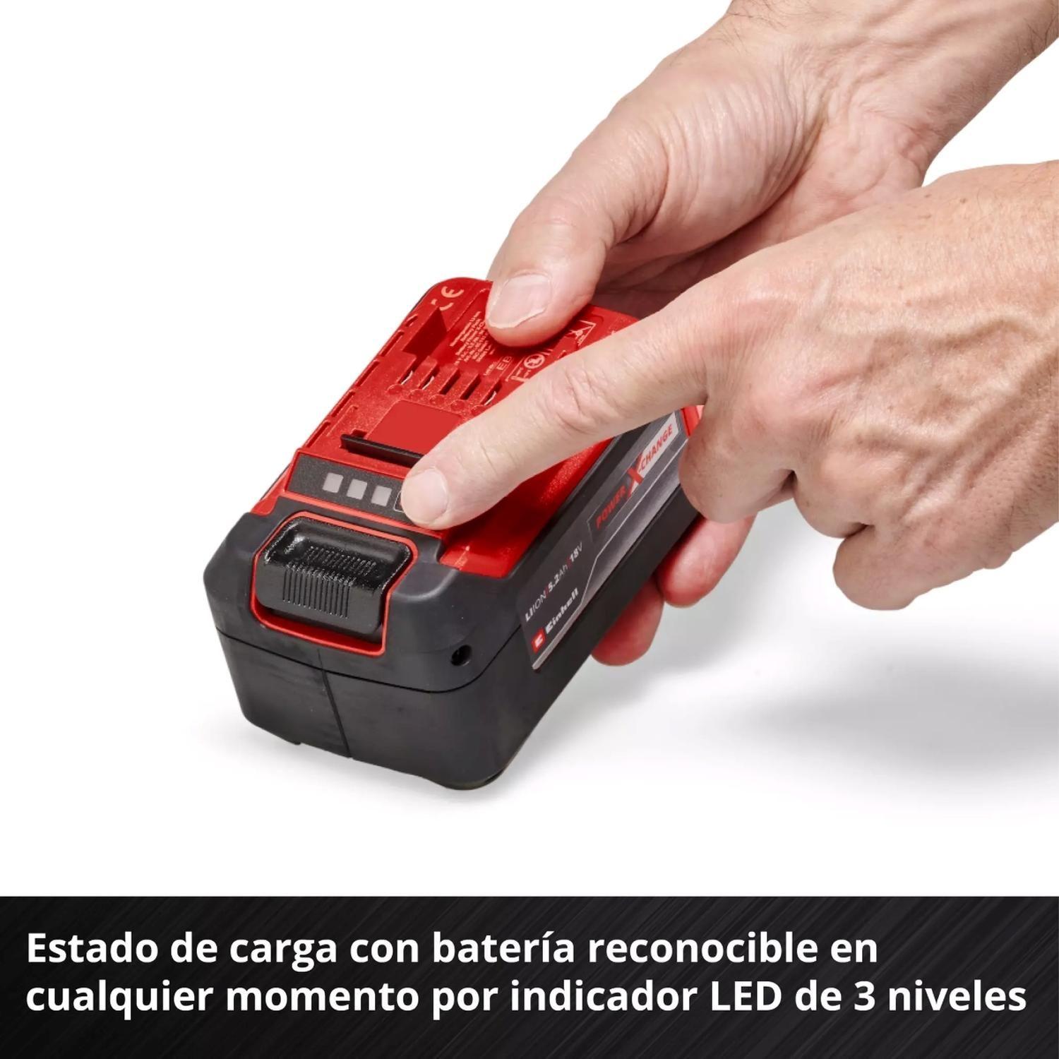Kit Batería 5.2Ah + Cargador Rápido 18V Einhell-3