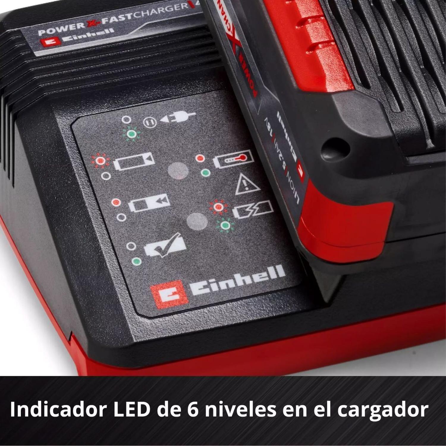 Kit Batería 5.2Ah + Cargador Rápido 18V Einhell-6