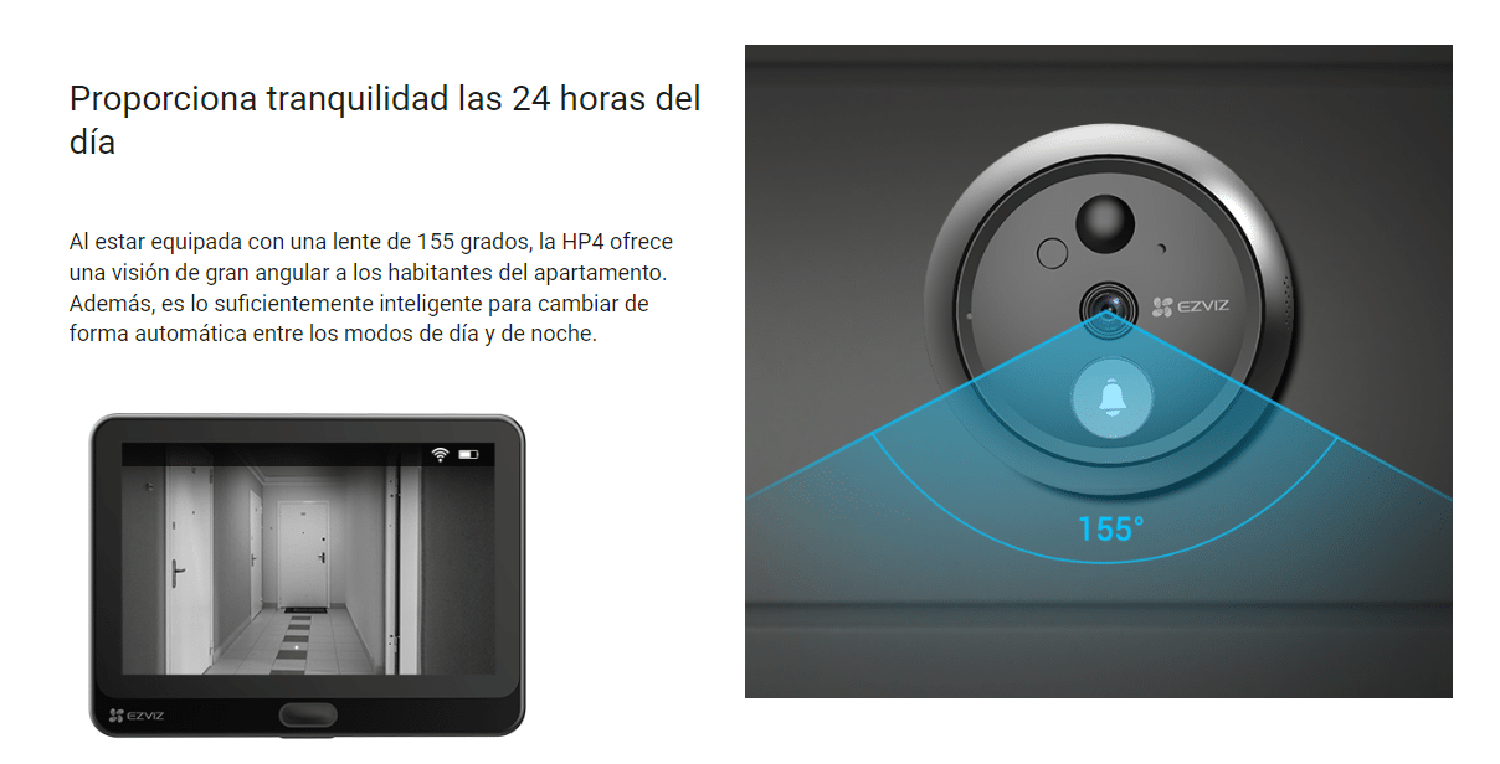 Timbre Video Cámara Inteligente HP4 Ezviz-6