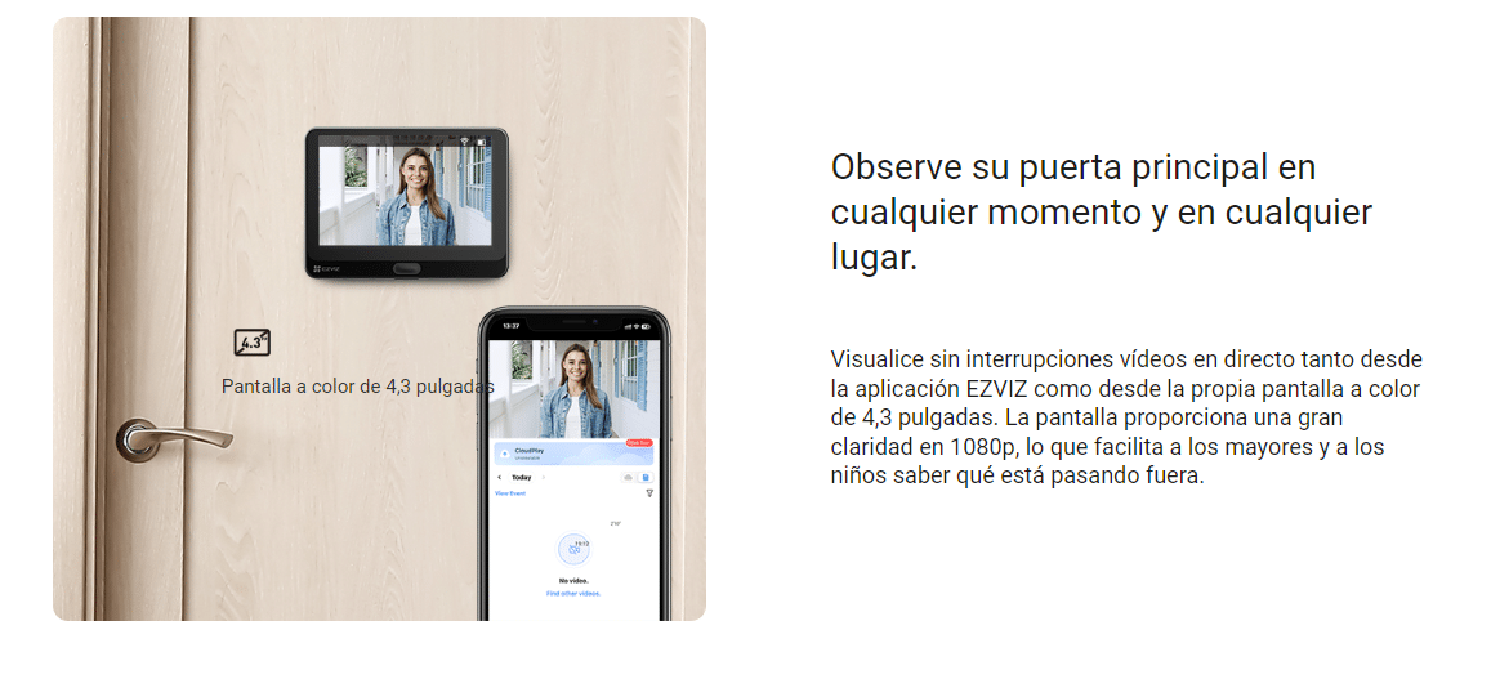 Timbre Video Cámara Inteligente HP4 Ezviz-8