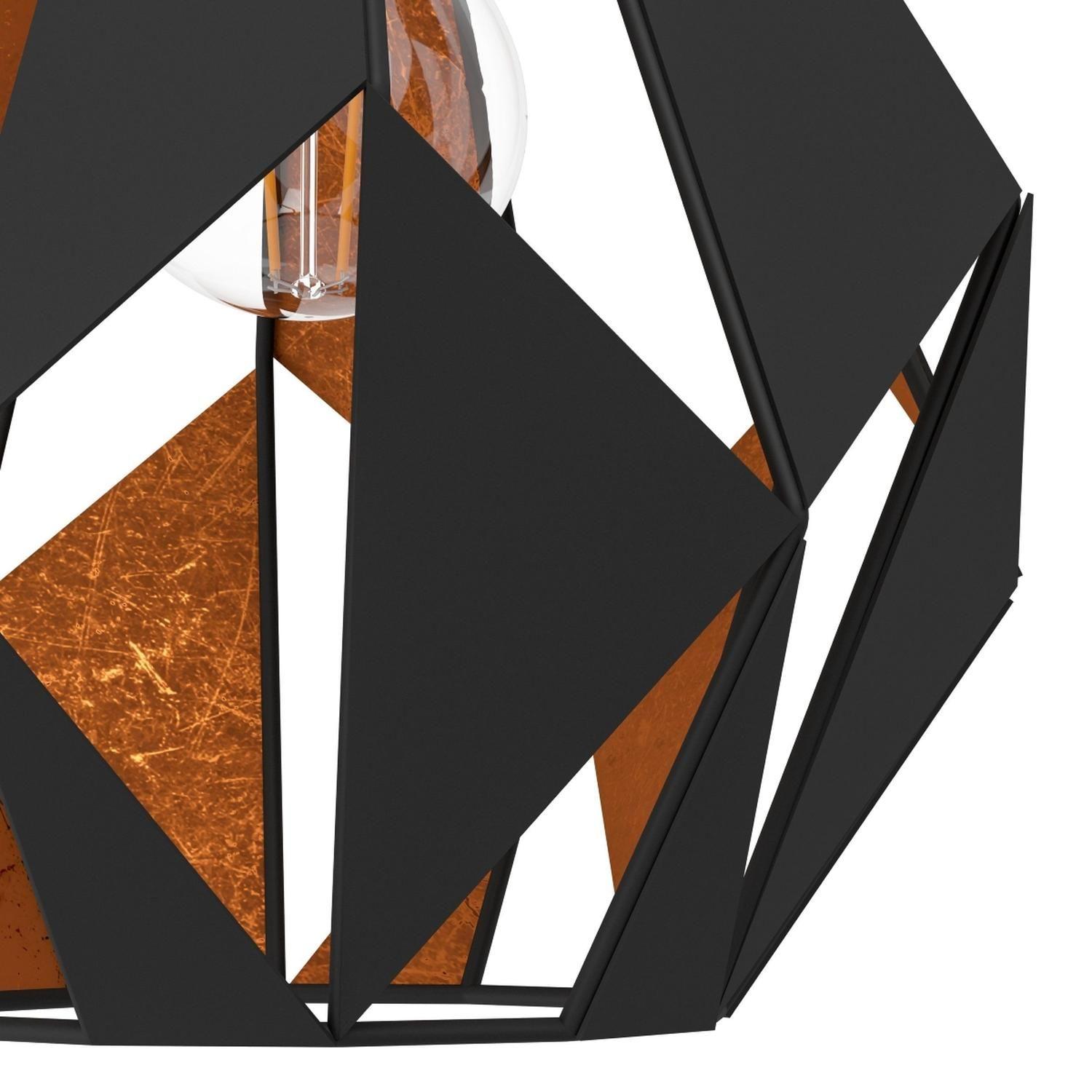 Aplique De Pared Negro Carlton 1 E27 49992 Eglo-2