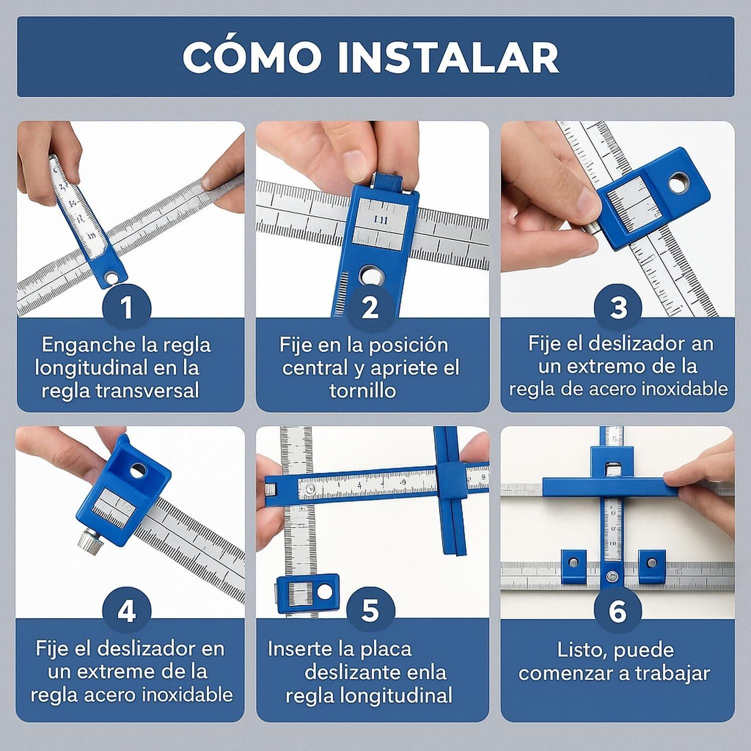 Plantilla Guía Para Instalación De Manillas DMC-6