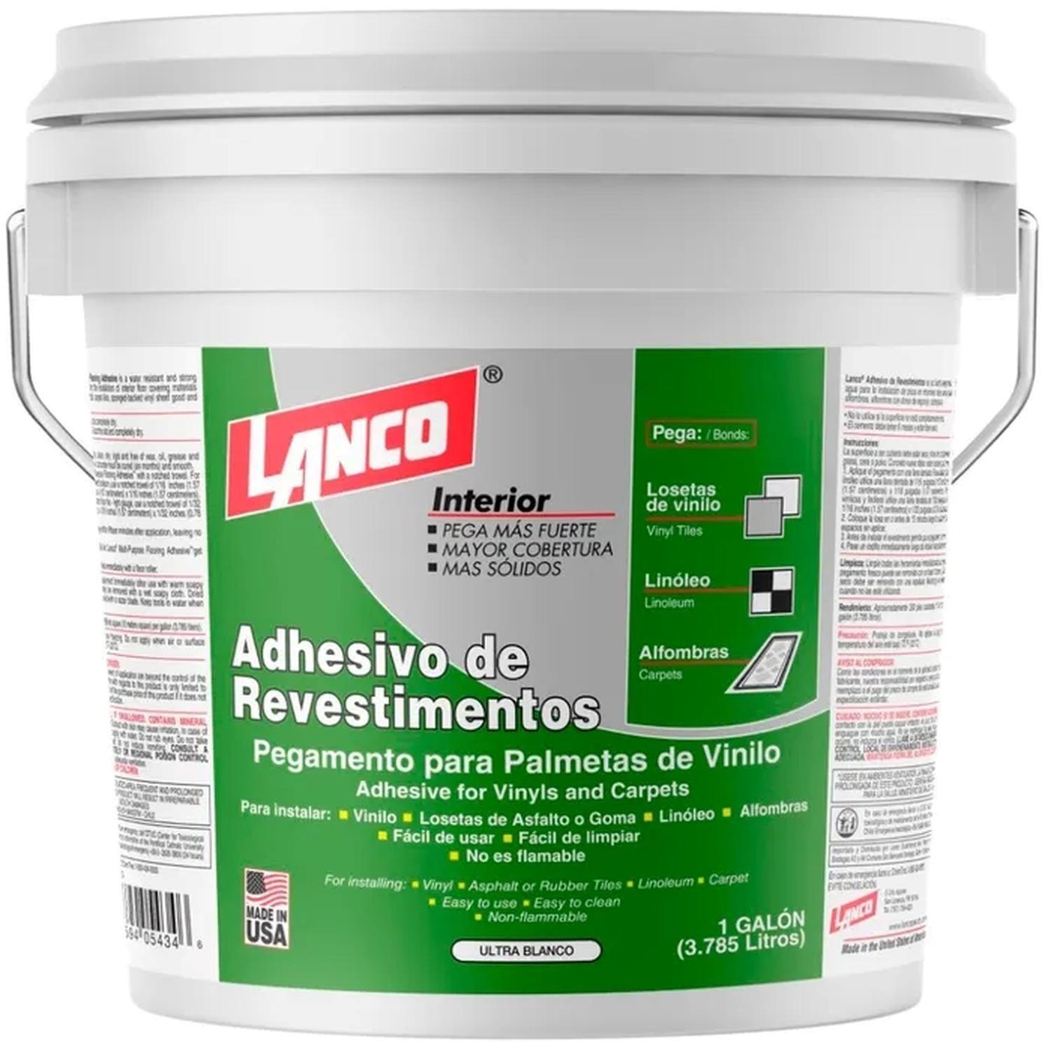 Adhesivo Alfombras y Vinilicos Galon 3.8lt Lanco-0