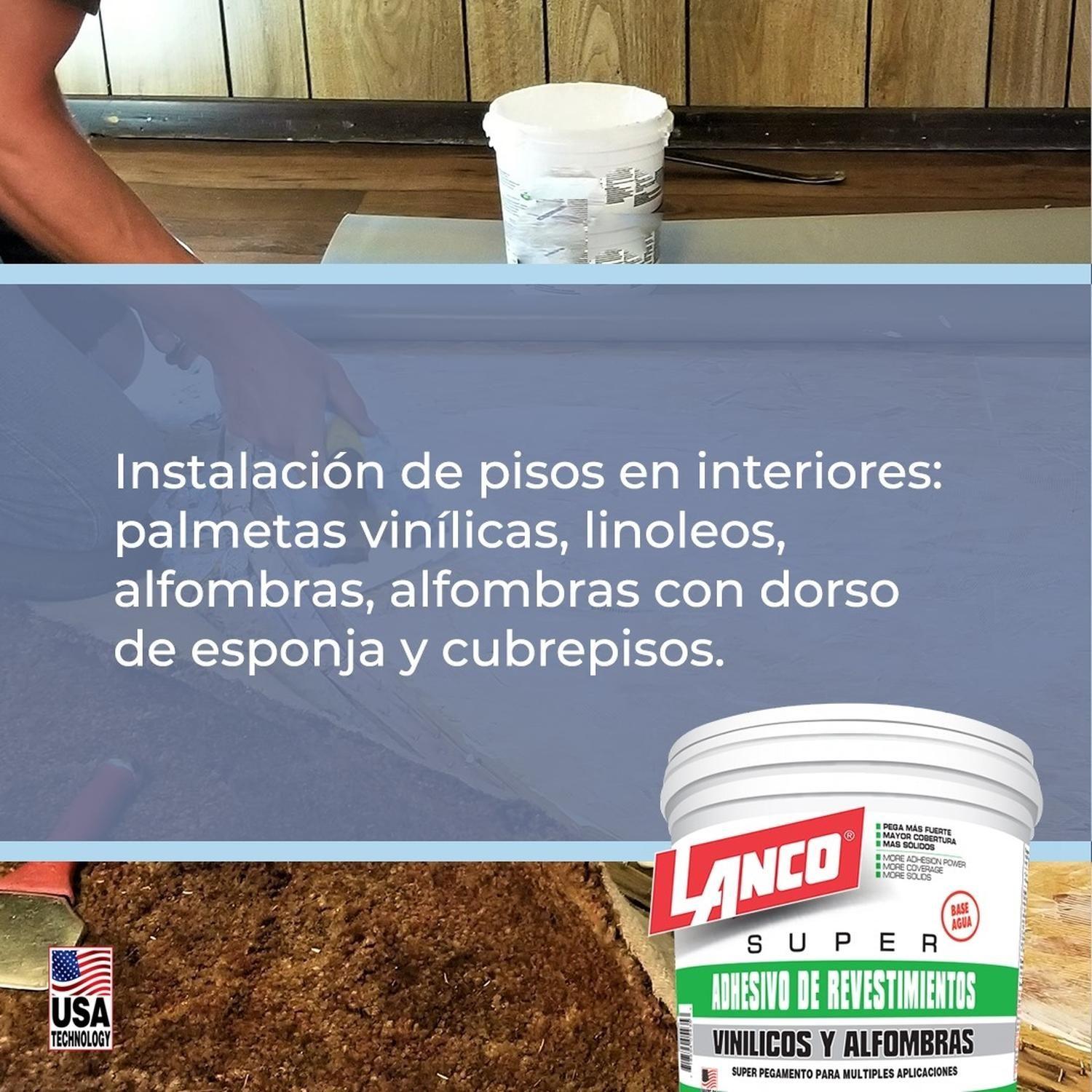 Adhesivo Alfombras y Vinilicos Galon 3.8lt Lanco-4