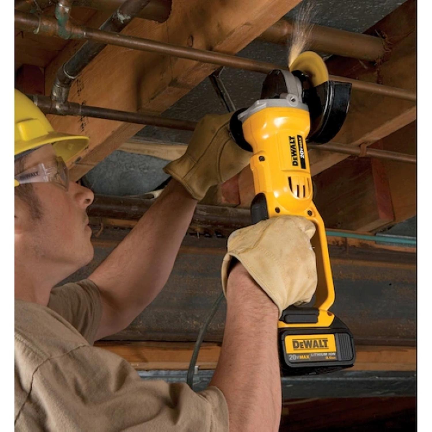 Kit Esmeril Dewalt Dcg412b + Huincha + Escuadra Y Disco-7