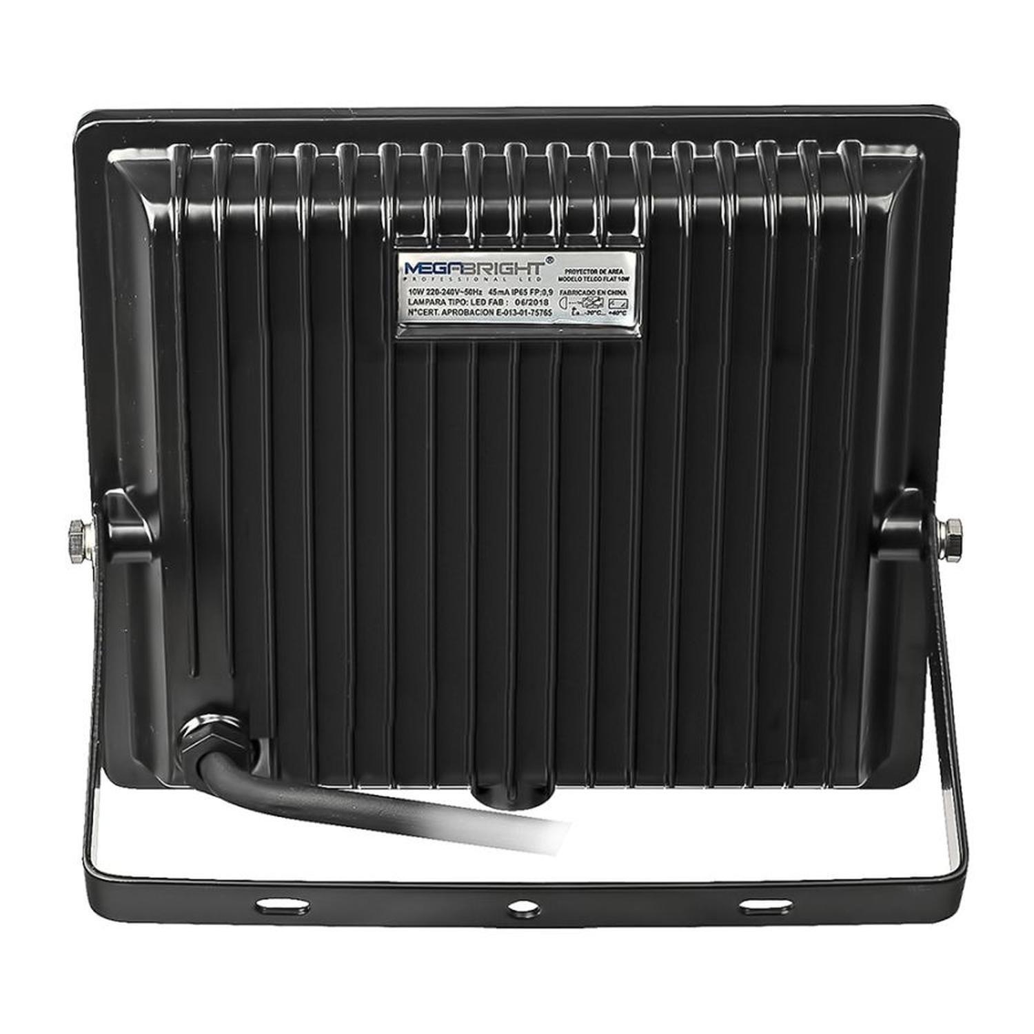 Foco Proyector Telco Flat LED 10W 3000K Calido Megabright-1