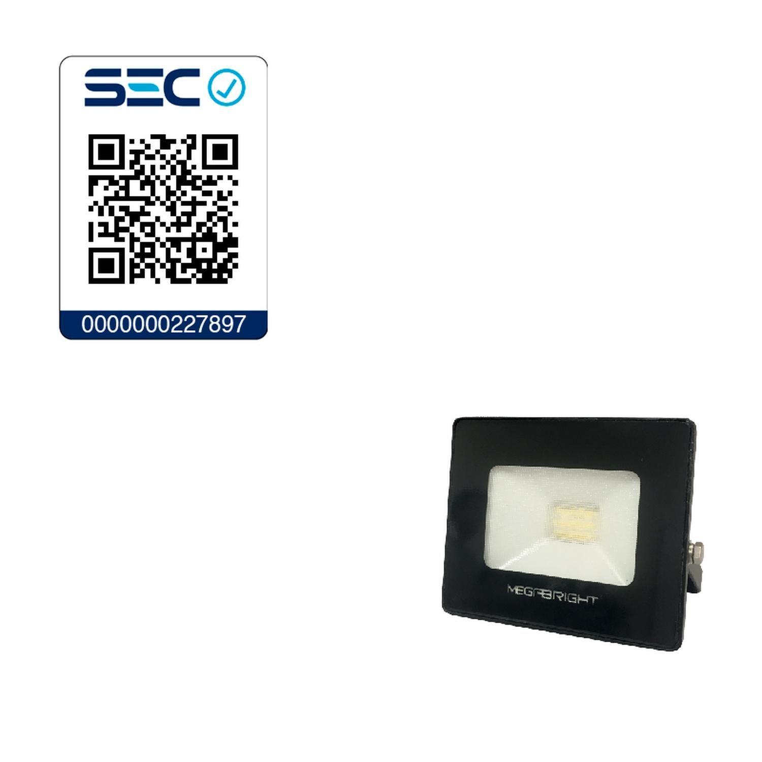 Foco Proyector Telco Flat LED 10W 3000K Calido Megabright-4