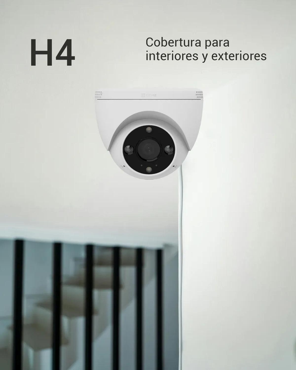 Cámara Seguridad Wifi Domo Visión Nocturna H4 2K 2MP Ezviz-6