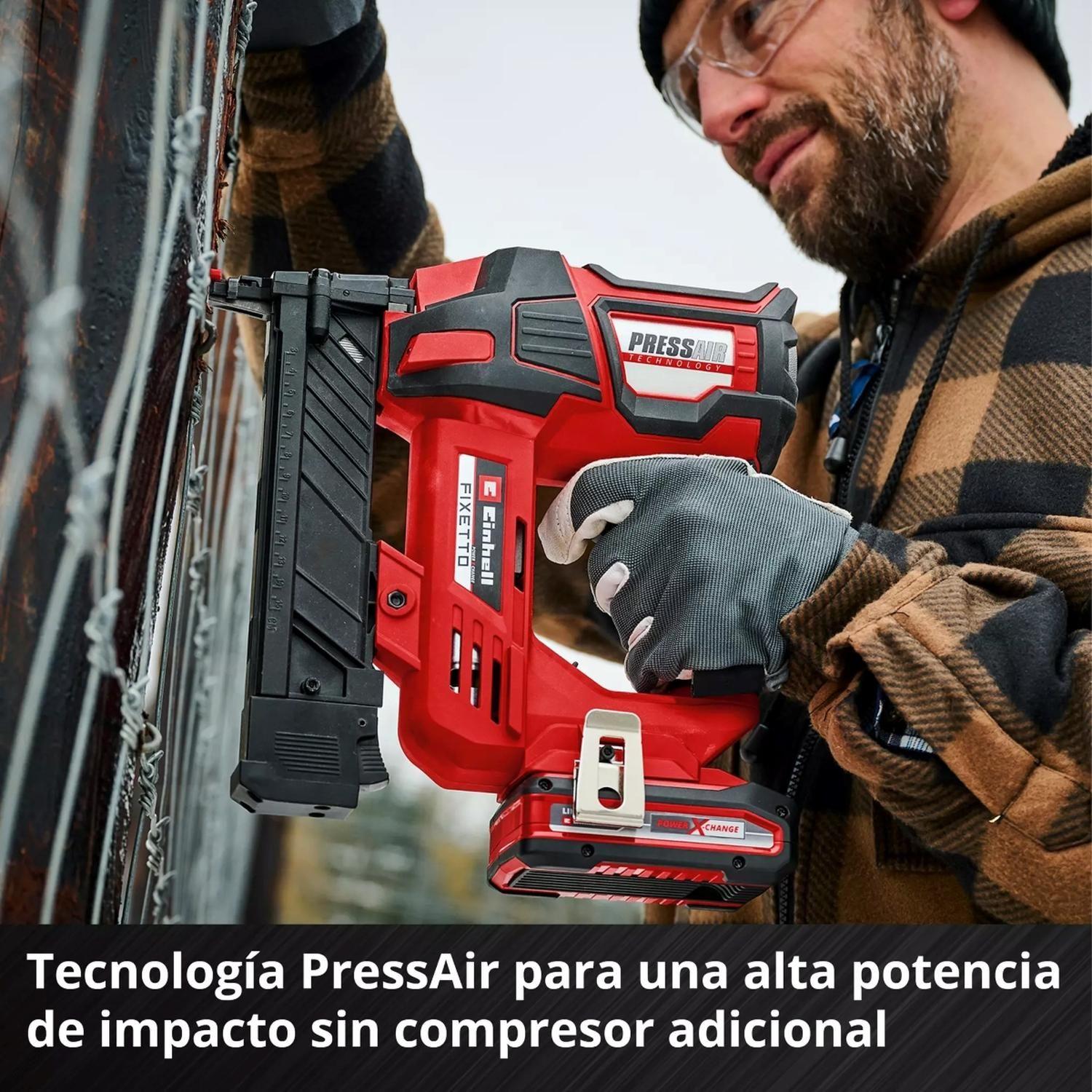 Grapadora Inalámbrica FIXETTO 18/38 S Einhell-6