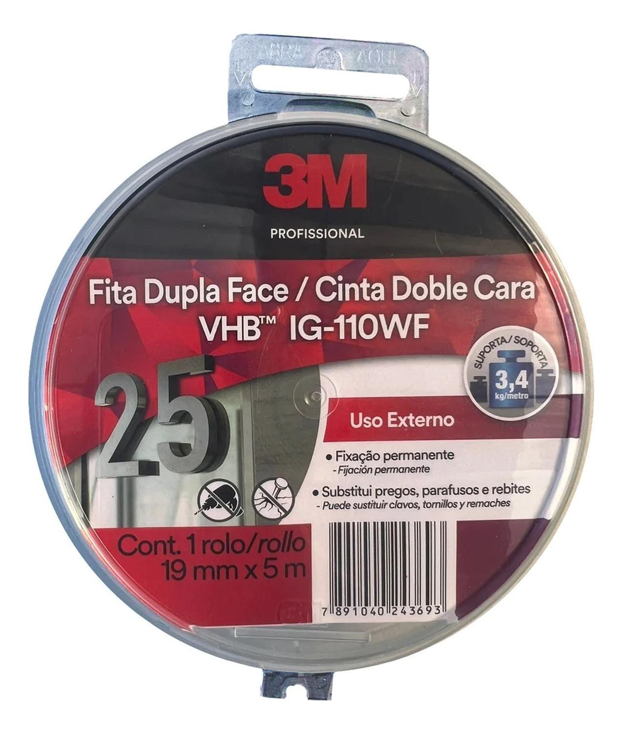 Cinta Doble Contacto Vhb Ig-110wf 19mmx5m Exterior/interior-0