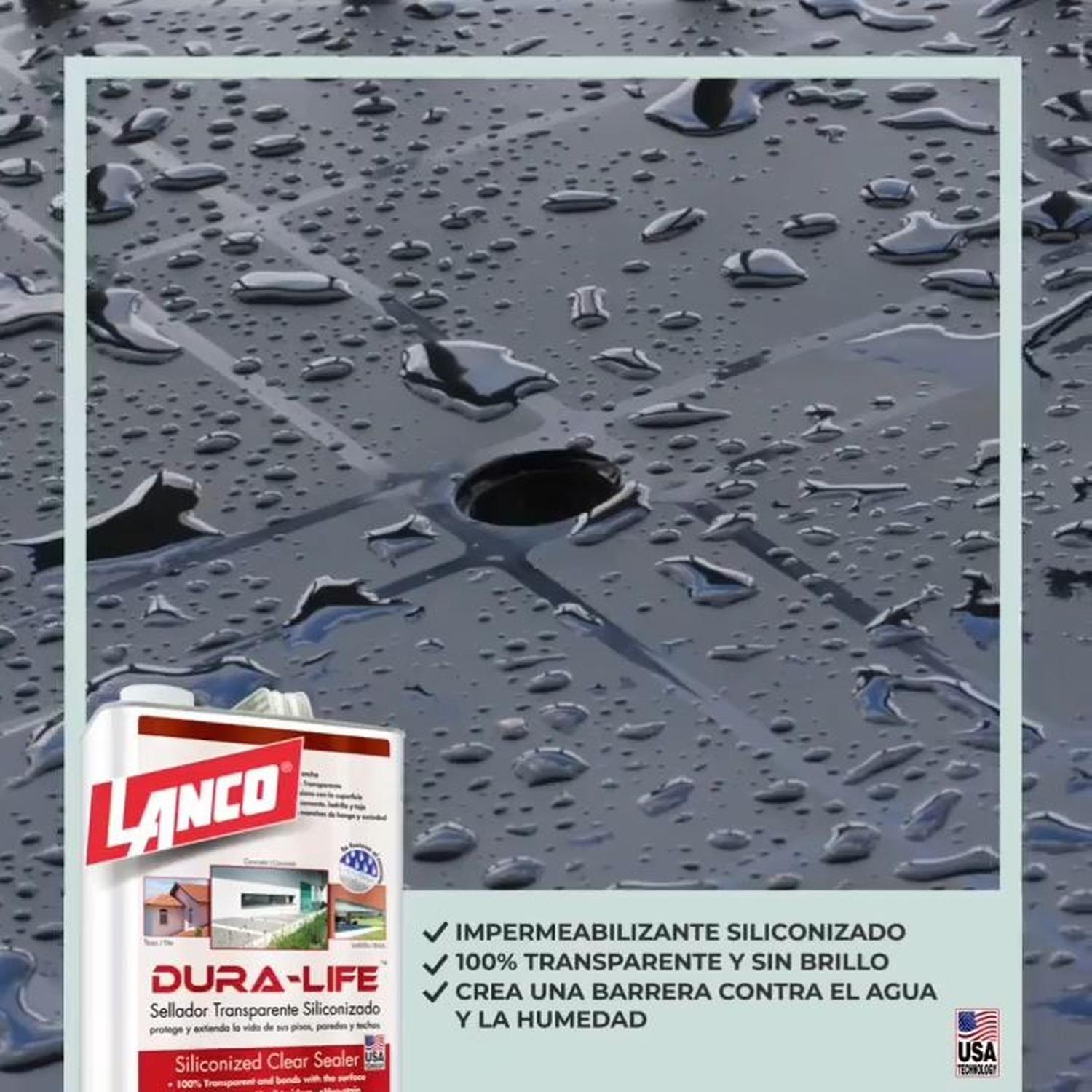 Sellador Impermeabilizante Transparente Dura Life 1GL Lanco-3