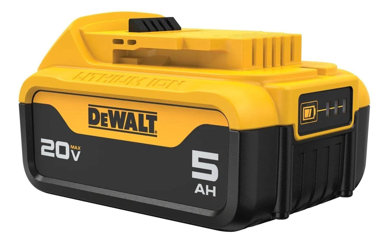 Kit 2 Baterías 20v 5Ah-2Ah+Cargador 20V+Bolso DCB225CK Dewalt-2