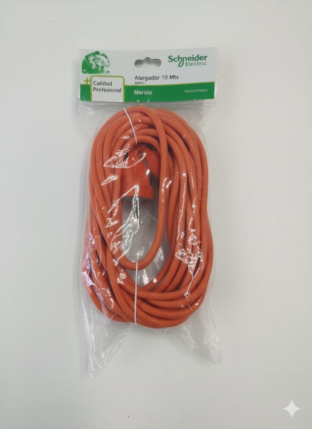 Extensión Eléctrica alargador 10mts Naranjo Schneider-2