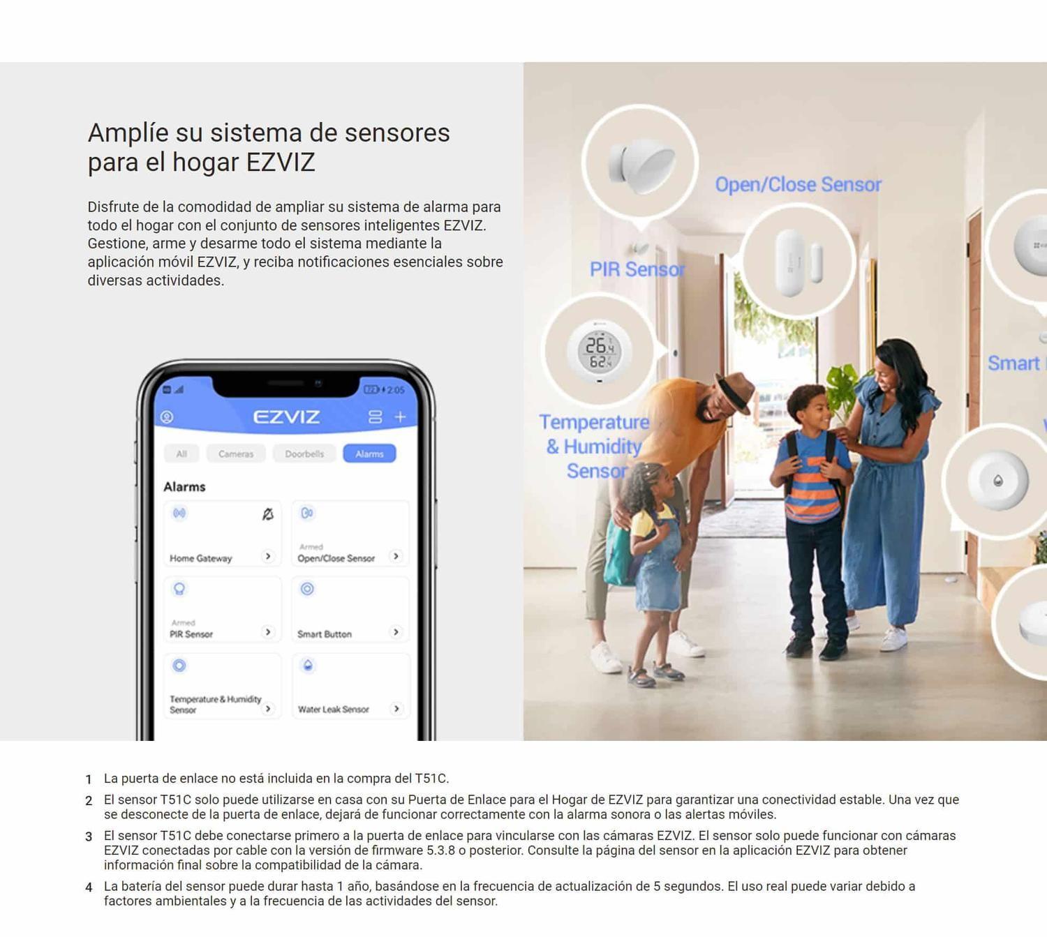 SENSOR DE TEMPERATURA Y HUMEDAD T51C EZVIZ-7
