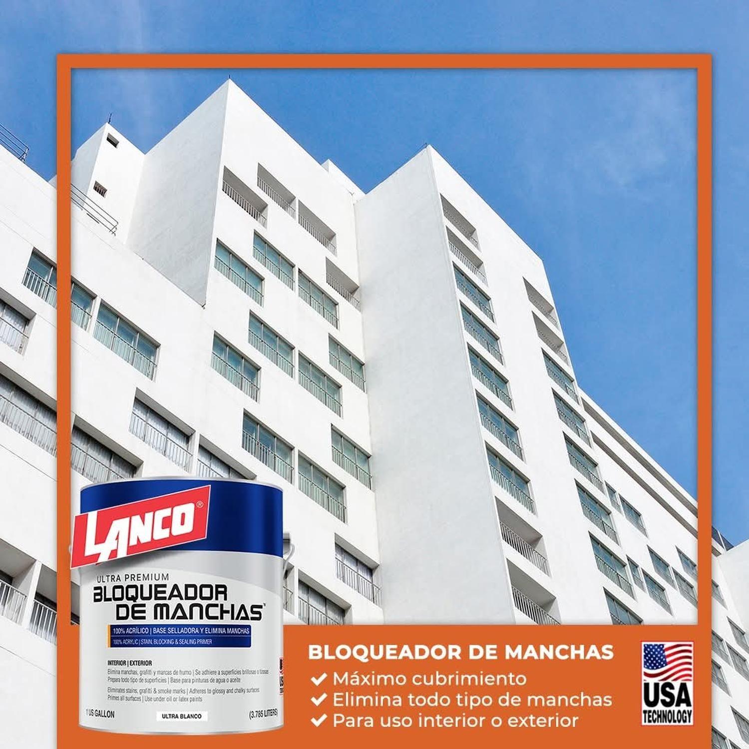Bloqueador de Manchas Primer gl (3.78lt) Blanco Lanco-1