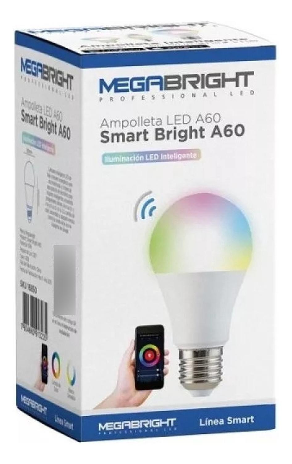 Ampolleta Led Smart Bright A60 10w E-27 Megabright-0