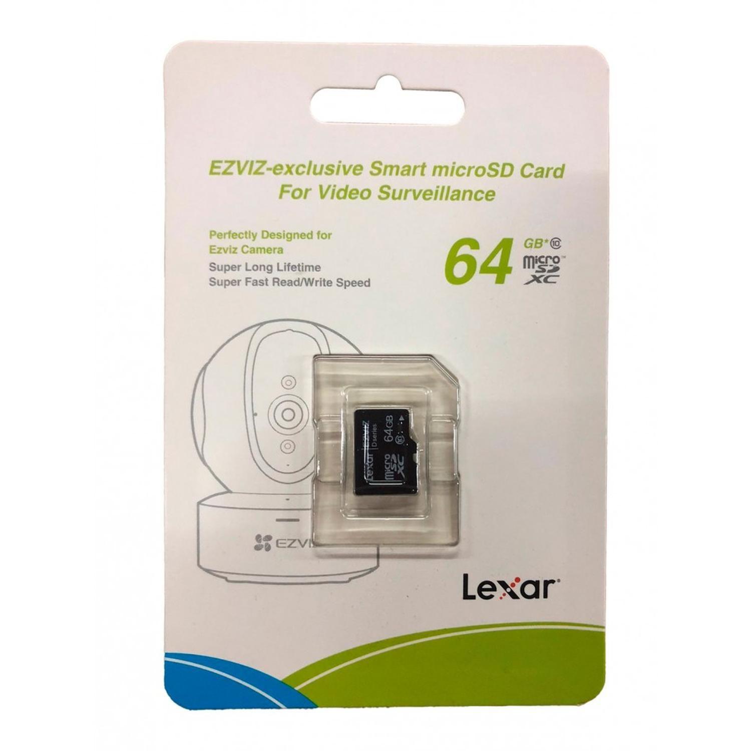 Tarjeta De Memoria MicroSD 64GB CS-CMT-CARDT64G Ezviz-1