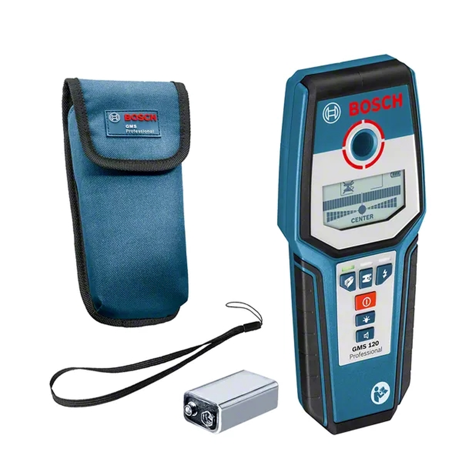 Detector Láser de Materiales Bosch GMS 120-0