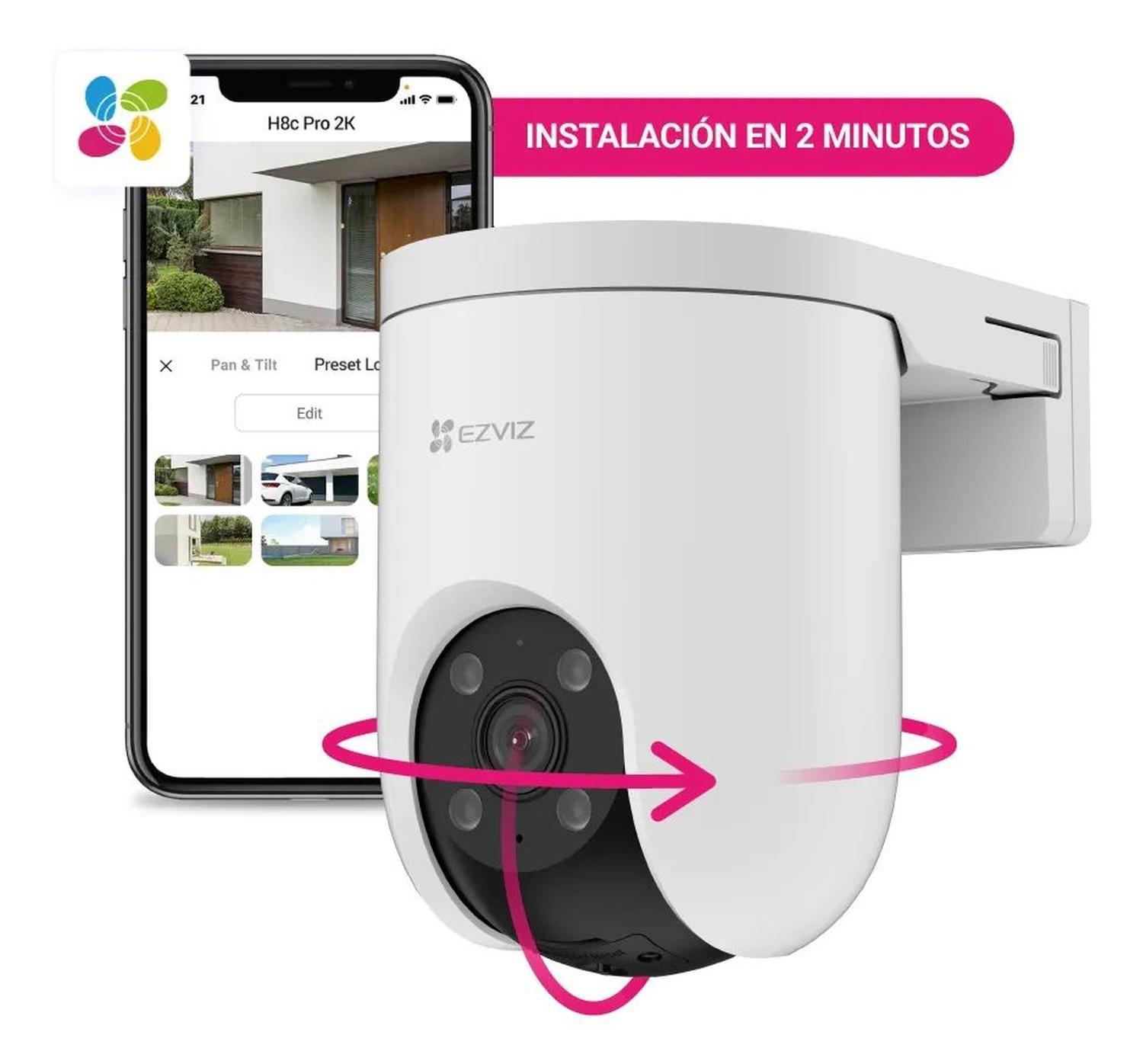 Cámara Seguridad Wifi H8c Pro 3k 5MP Auto-tracking Ezviz-2